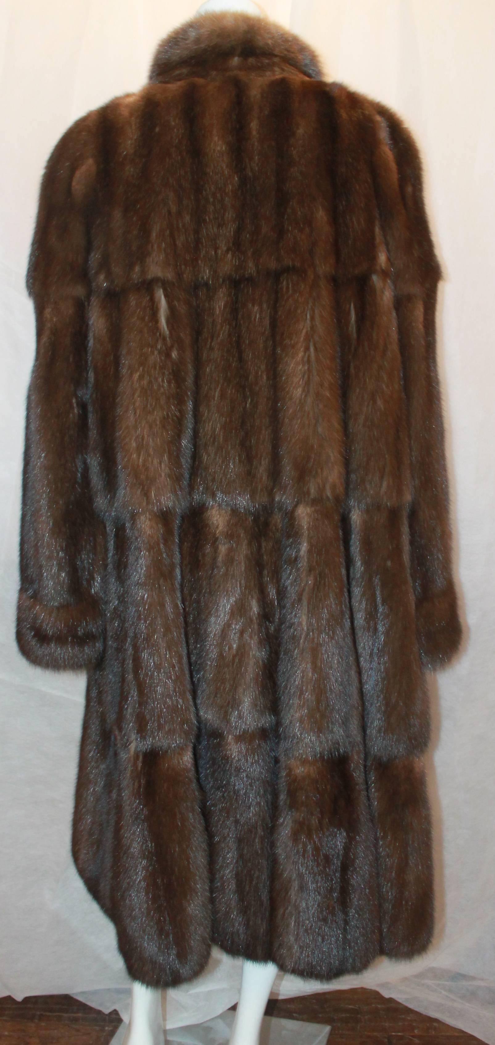 vintage sable fur coat