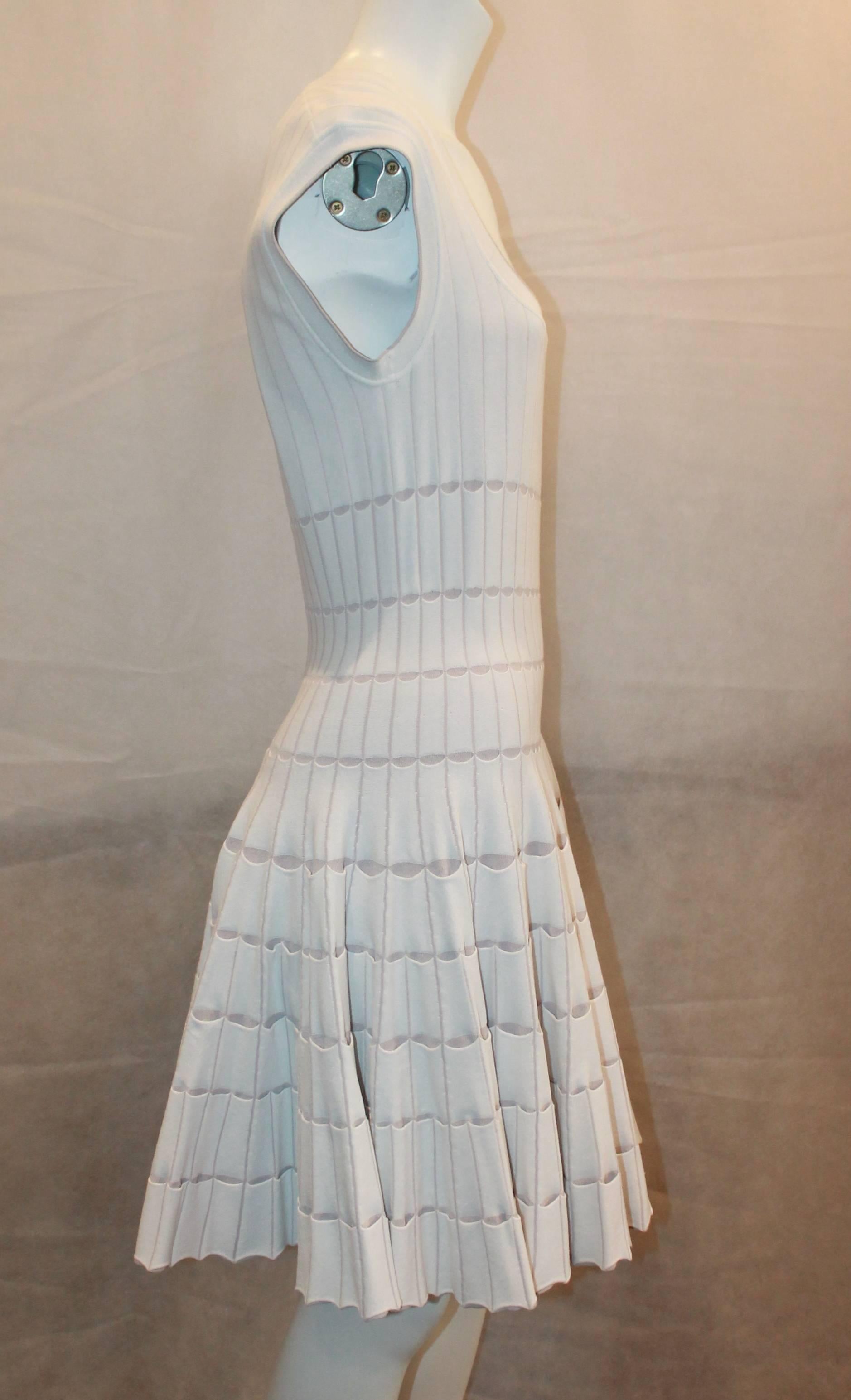 azzedine alaia white dress