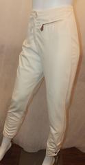 Hermes Vintage Ivory High Waisted Riding Pants - 34 - circa 1990's