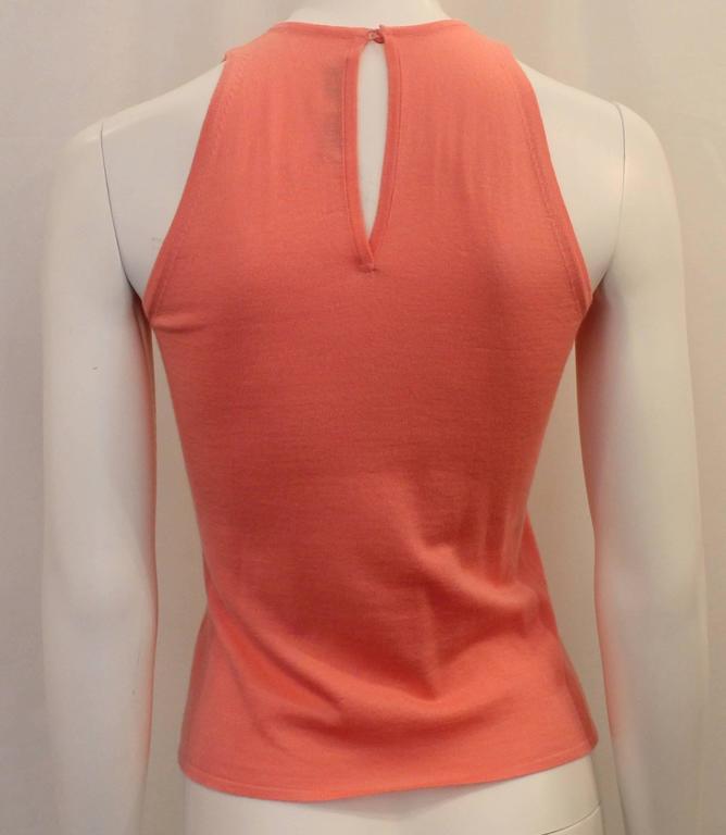 Emilio Pucci Coral Cashmere Blend Sweater Set - XS - 1990's For Sale at ...