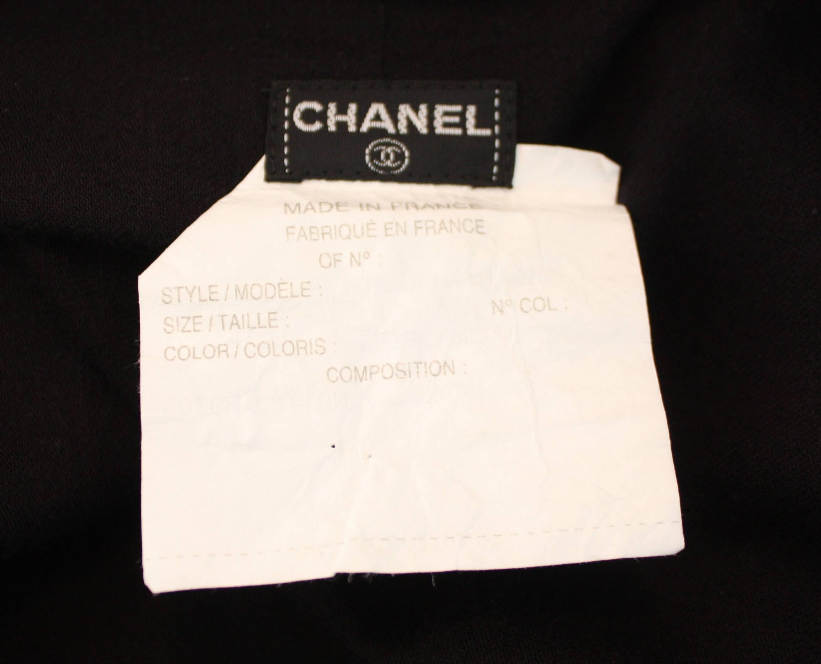 Women's Chanel Khaki Trench Coat with Black Trim and Black & Gold 