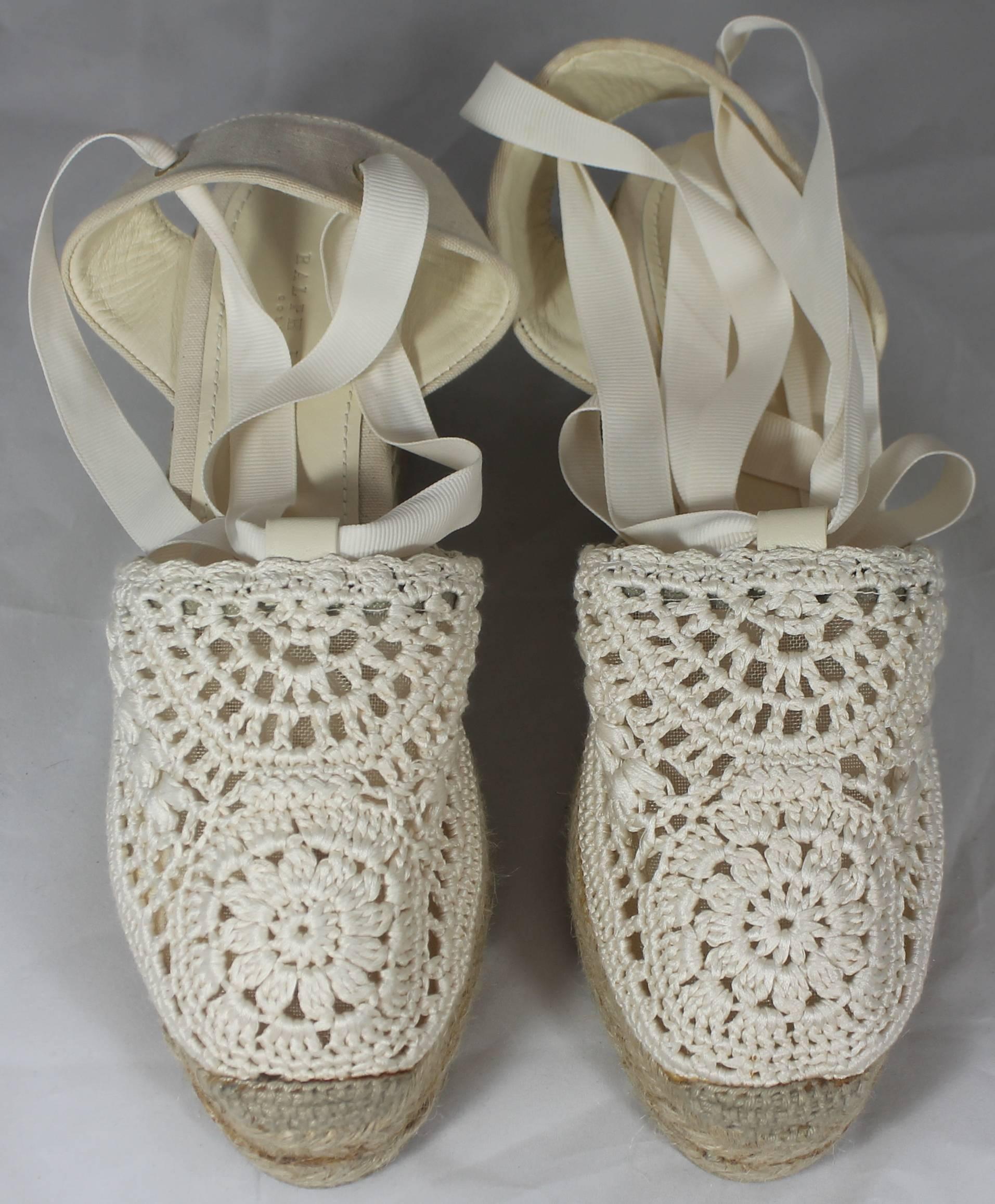 lauren lace up espadrille