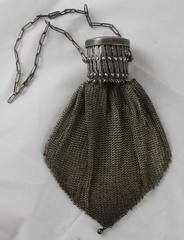 Vintage Art Deco German Silver Mesh Evening Bag