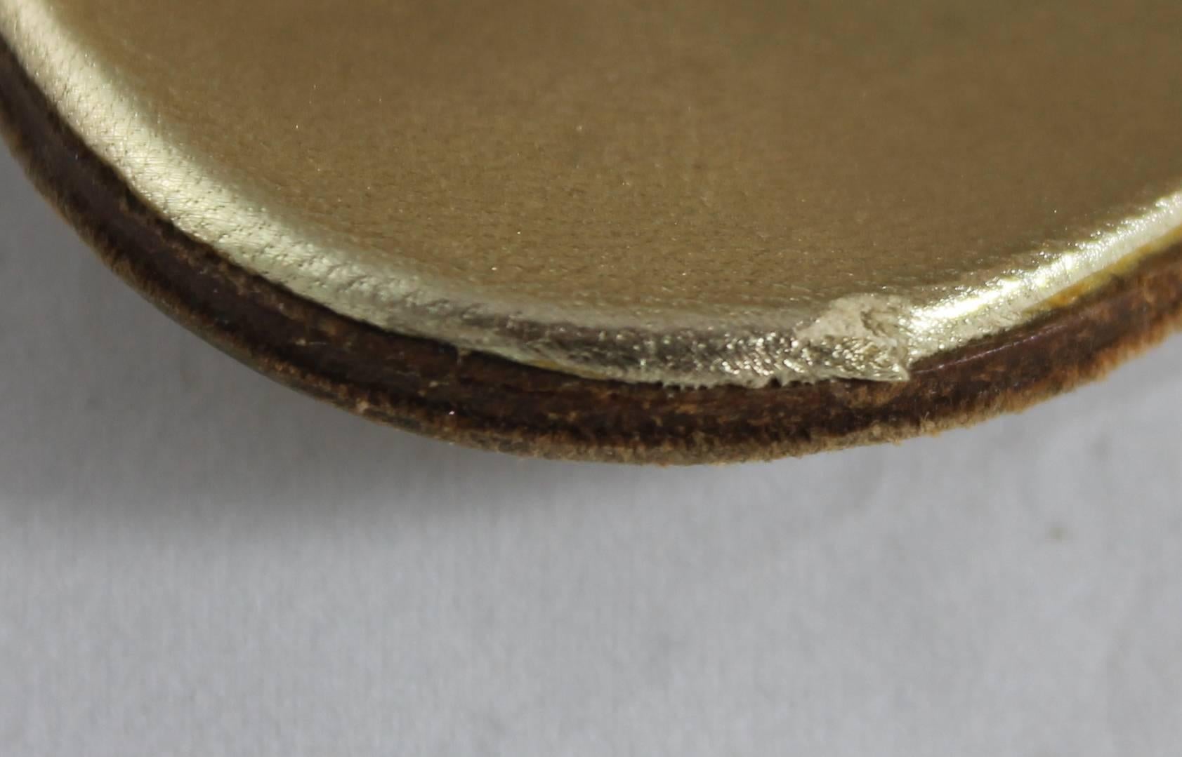 Manolo Blahnik Gold D'Orsay Heels mit Strass-Detail - 36.5 im Angebot 3