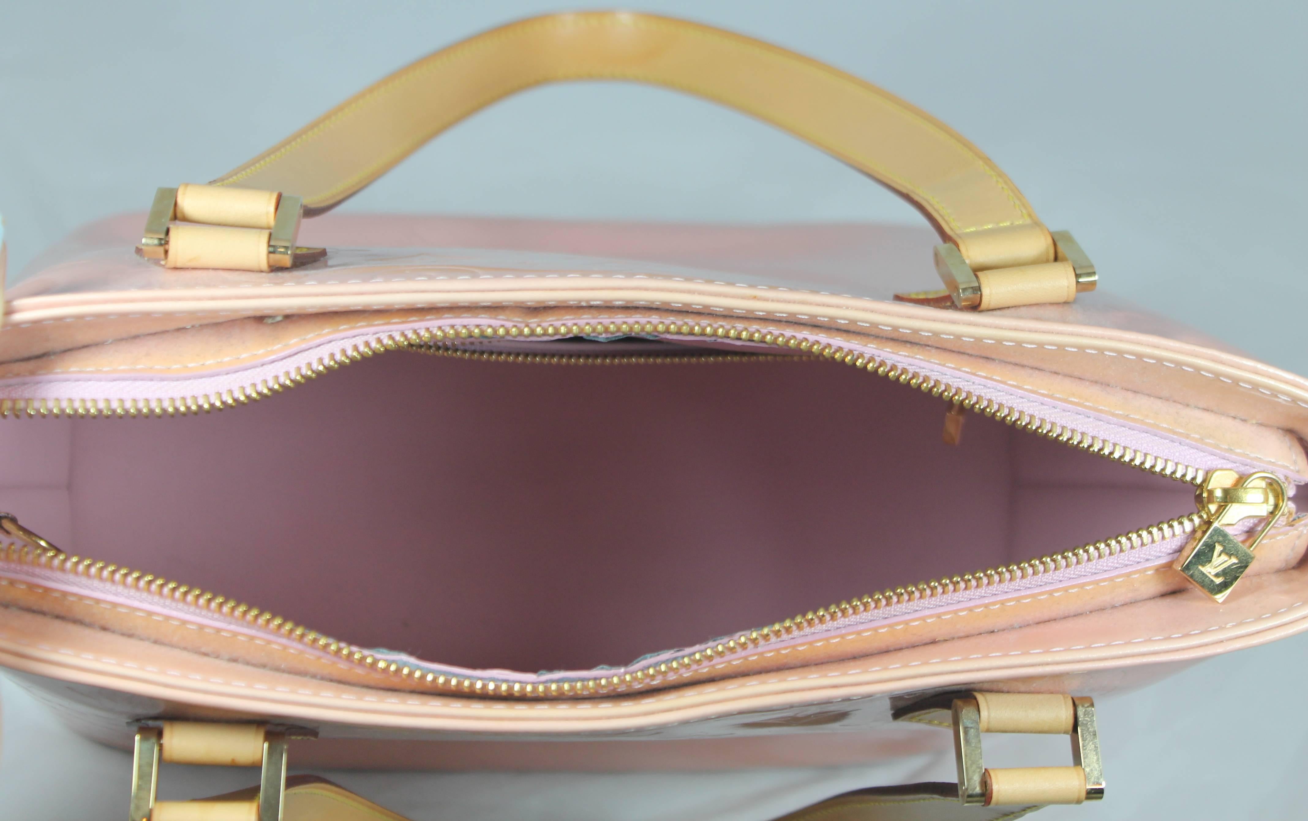 louis vuitton pink vernis bag