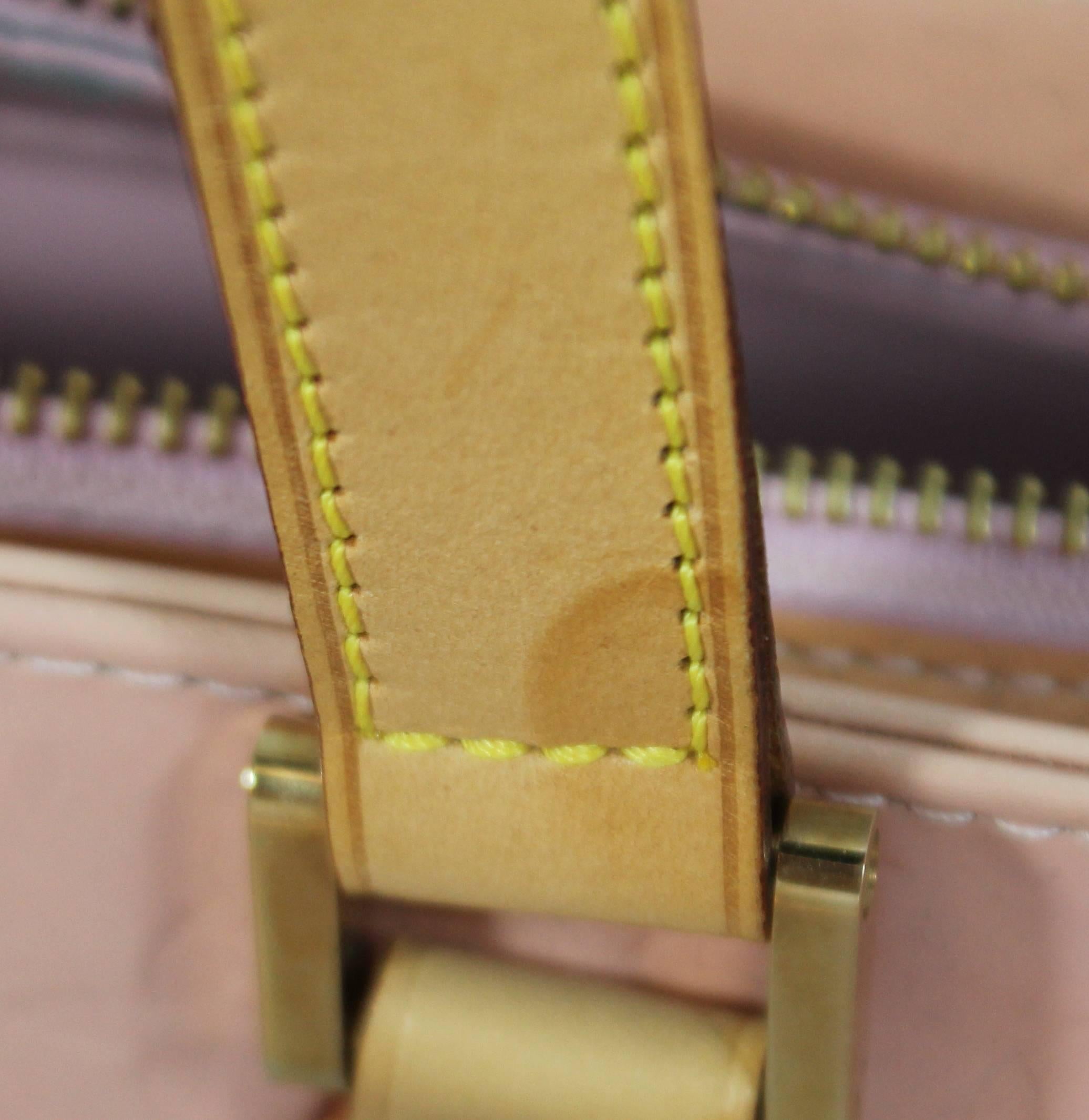 Louis Vuitton Pink Vernis Monogram Shoulder Bag - 1999 - GHW 1