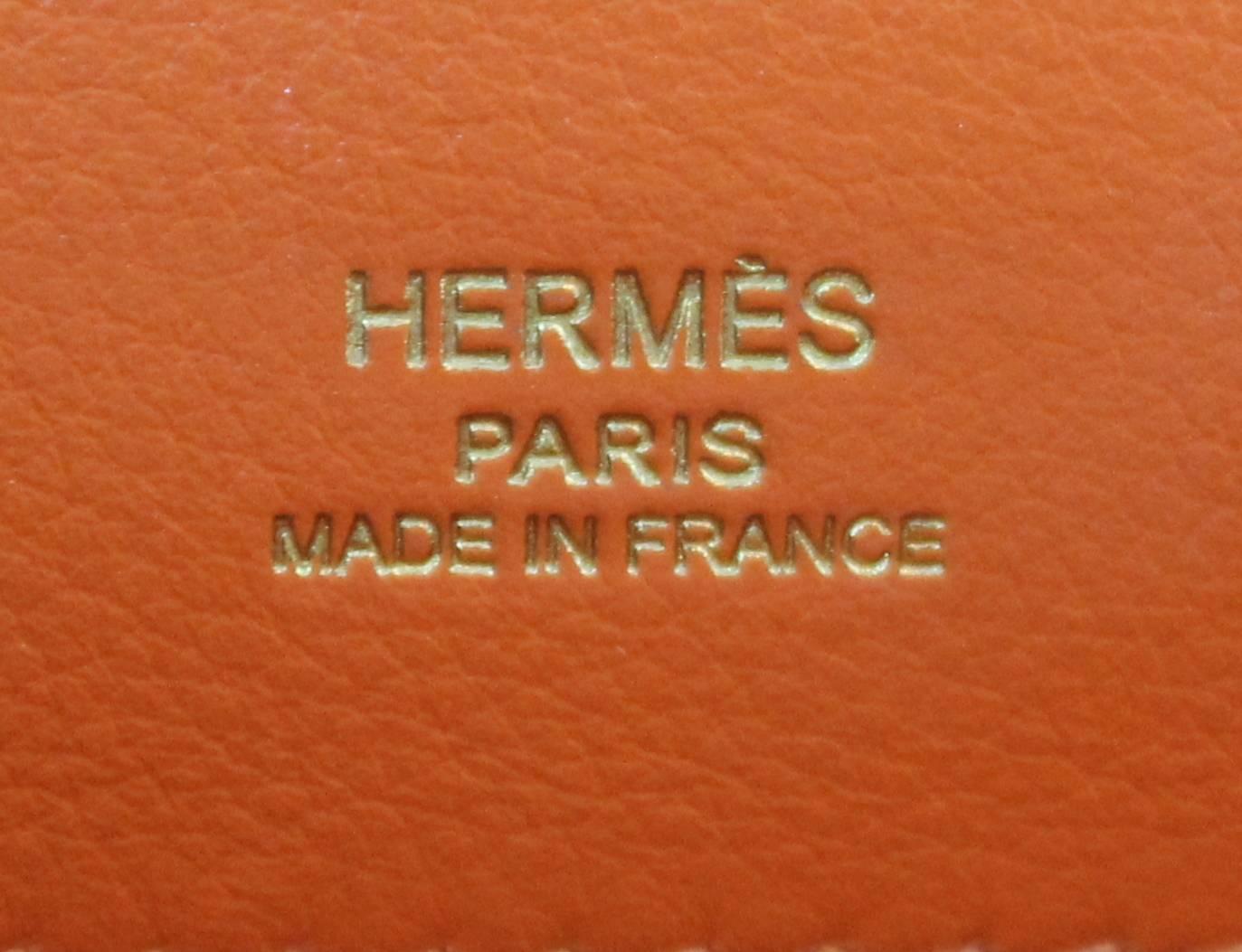 Hermes Orange Chevre de Coromandel 31cm Kelly Cut - GHW - Q 2