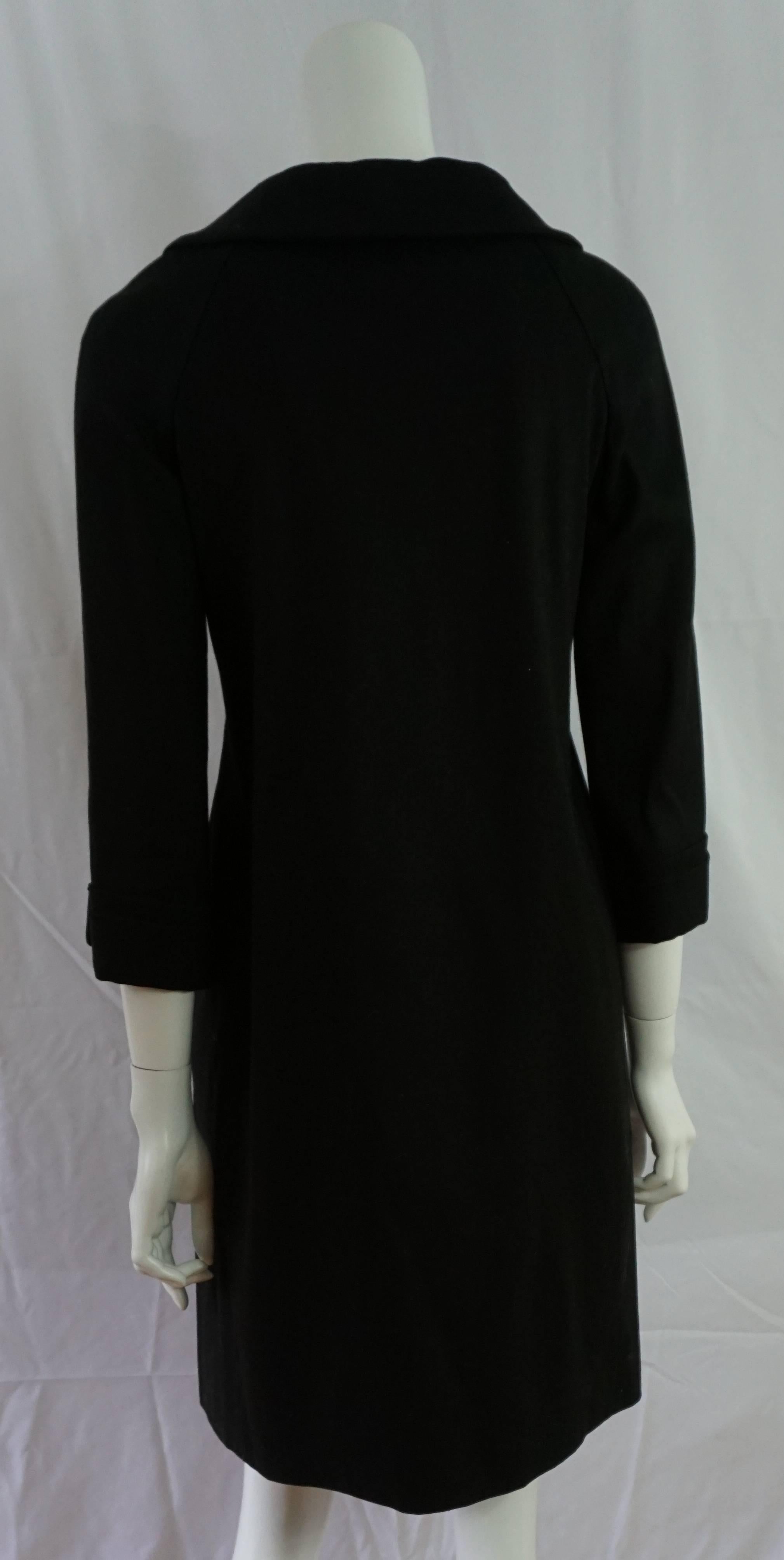 Women's Gucci Black Coat Dress - 42 - NWT