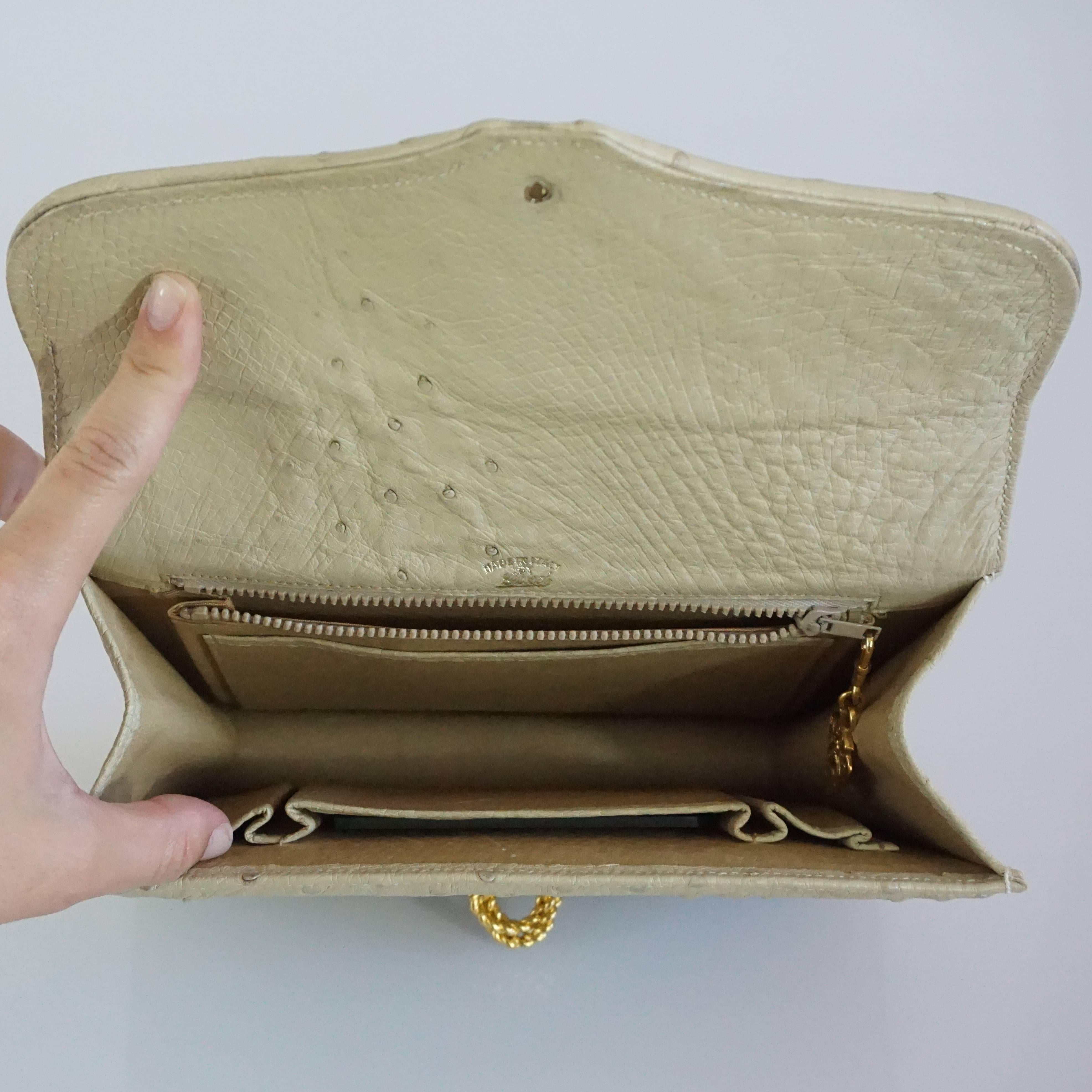 gold envelope clutch