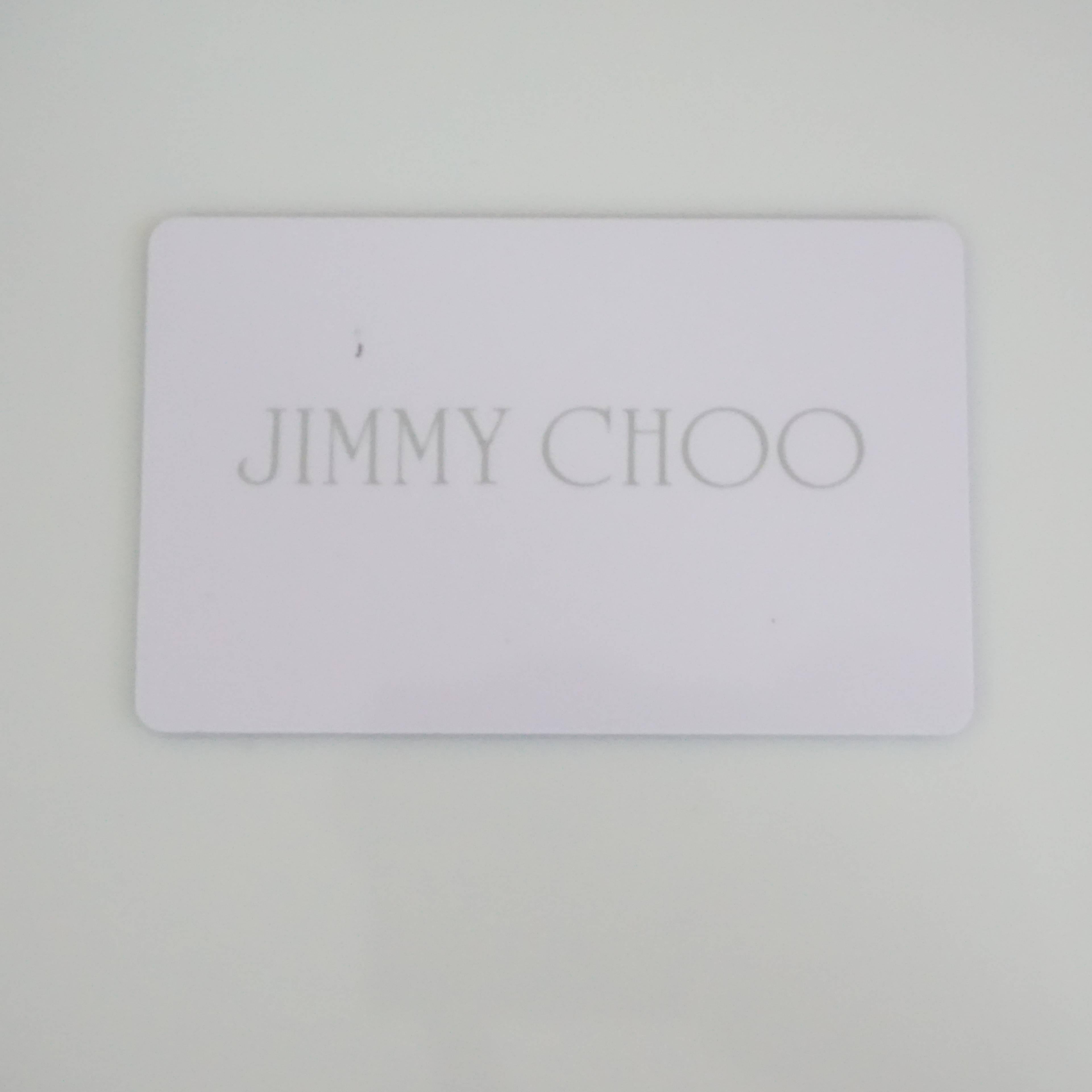 Jimmy Choo Earthtone Python Clutch with Strap - GHW 3