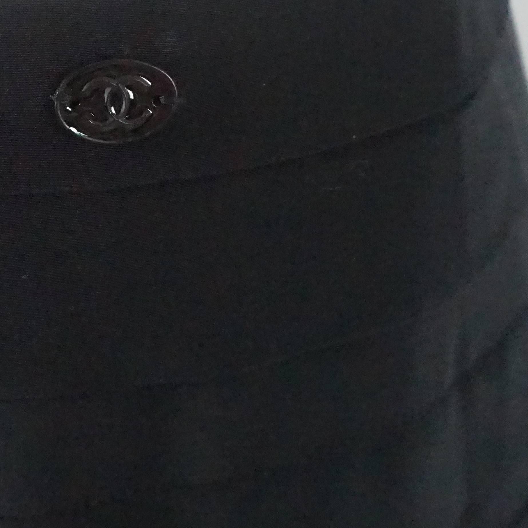 Gonna in seta nera Chanel - 38 - NWT In condizioni Nuovo in vendita a West Palm Beach, FL
