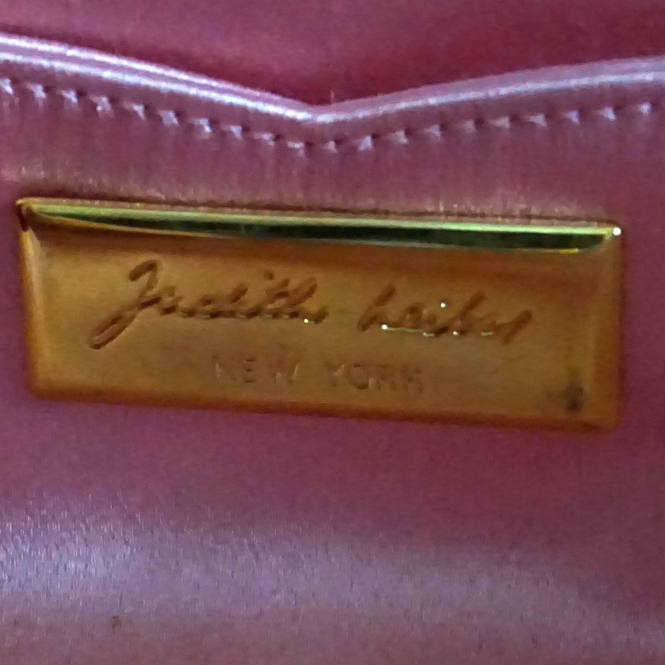 Judith Leiber Pink Snakeskin Handbag-GHW 3