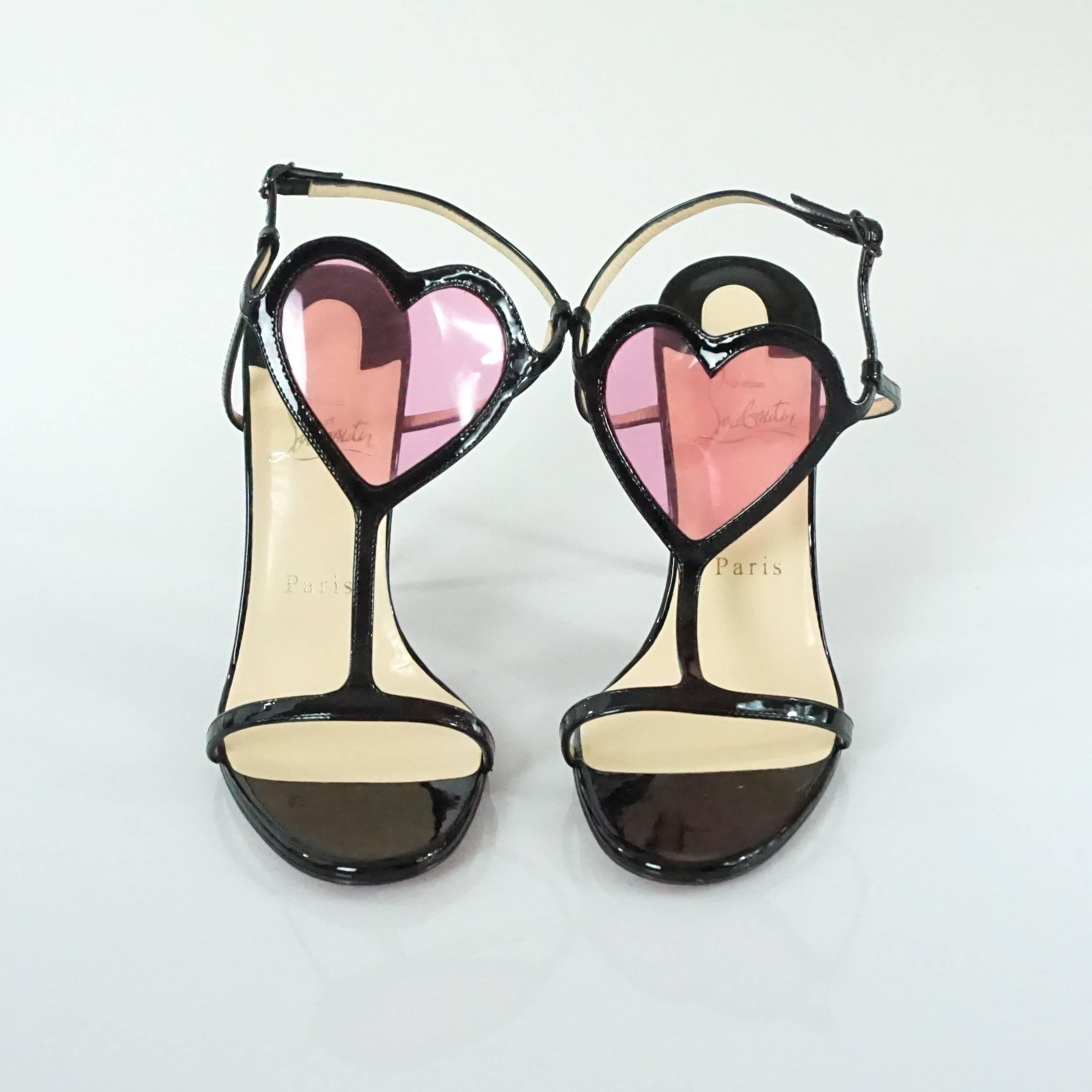 christian louboutin heart heels