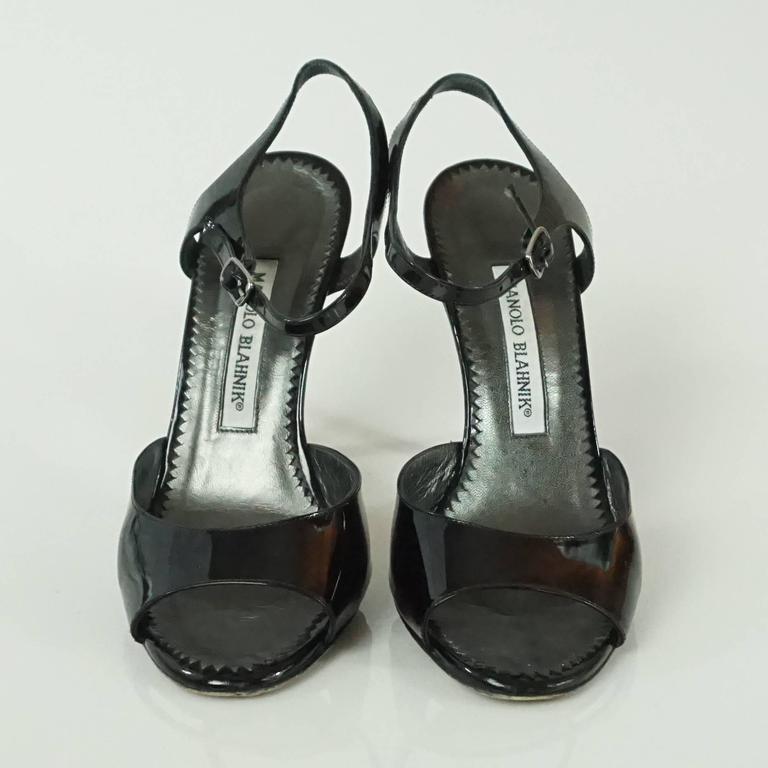 manolo blahnik open toe heels