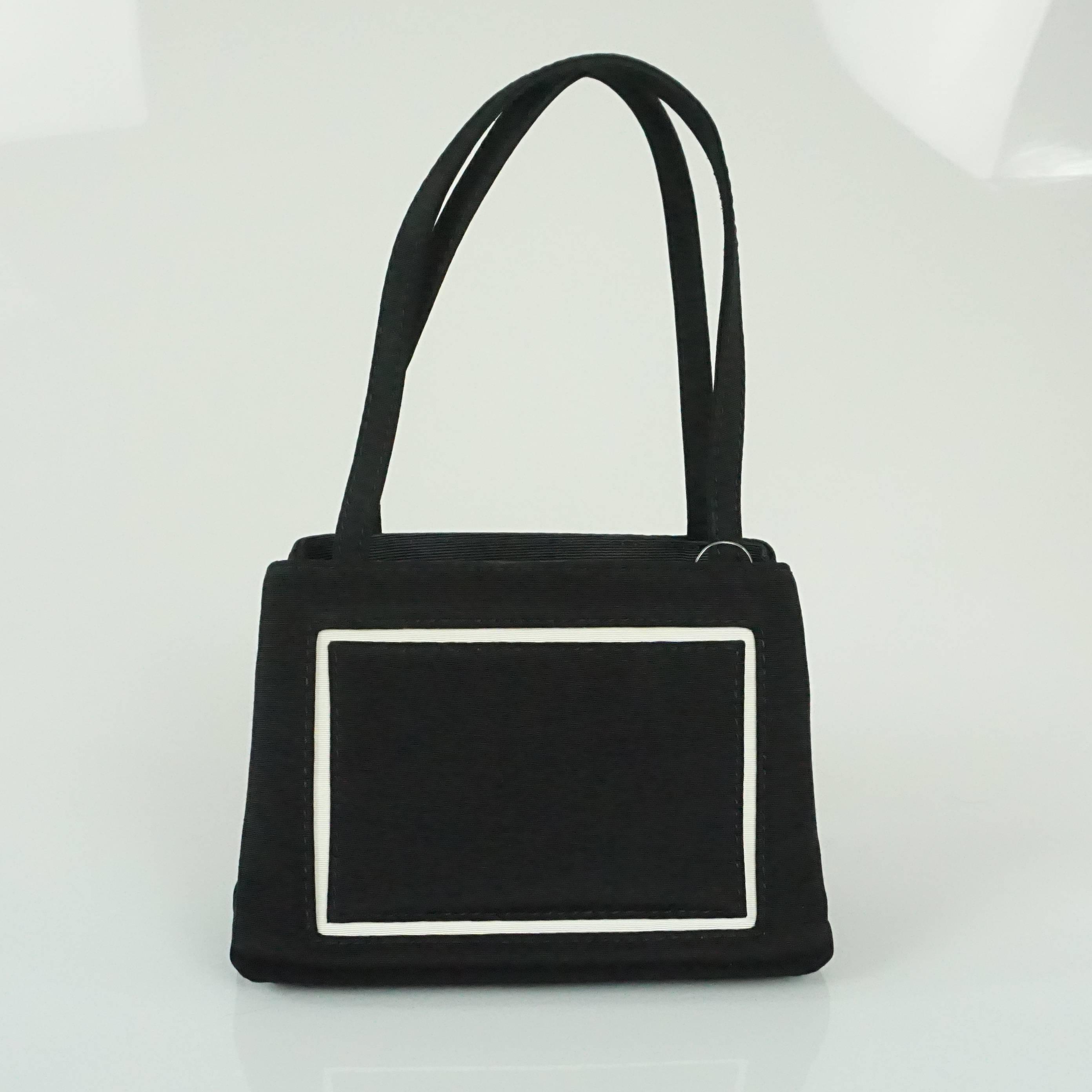 moschino black and white bag
