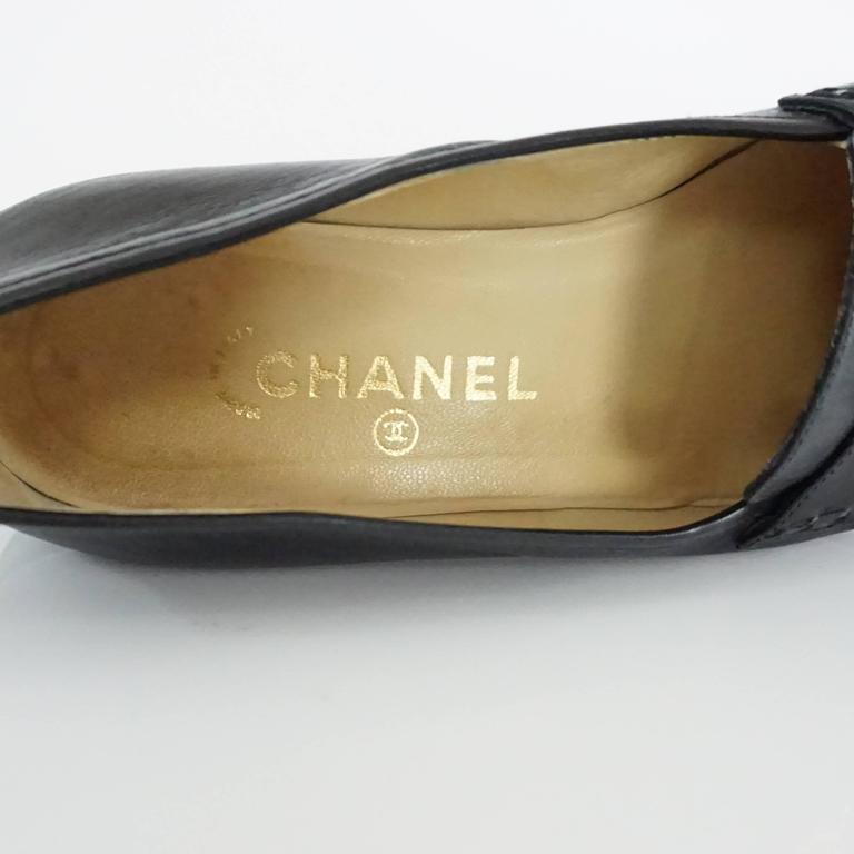 chanel turn lock loafer