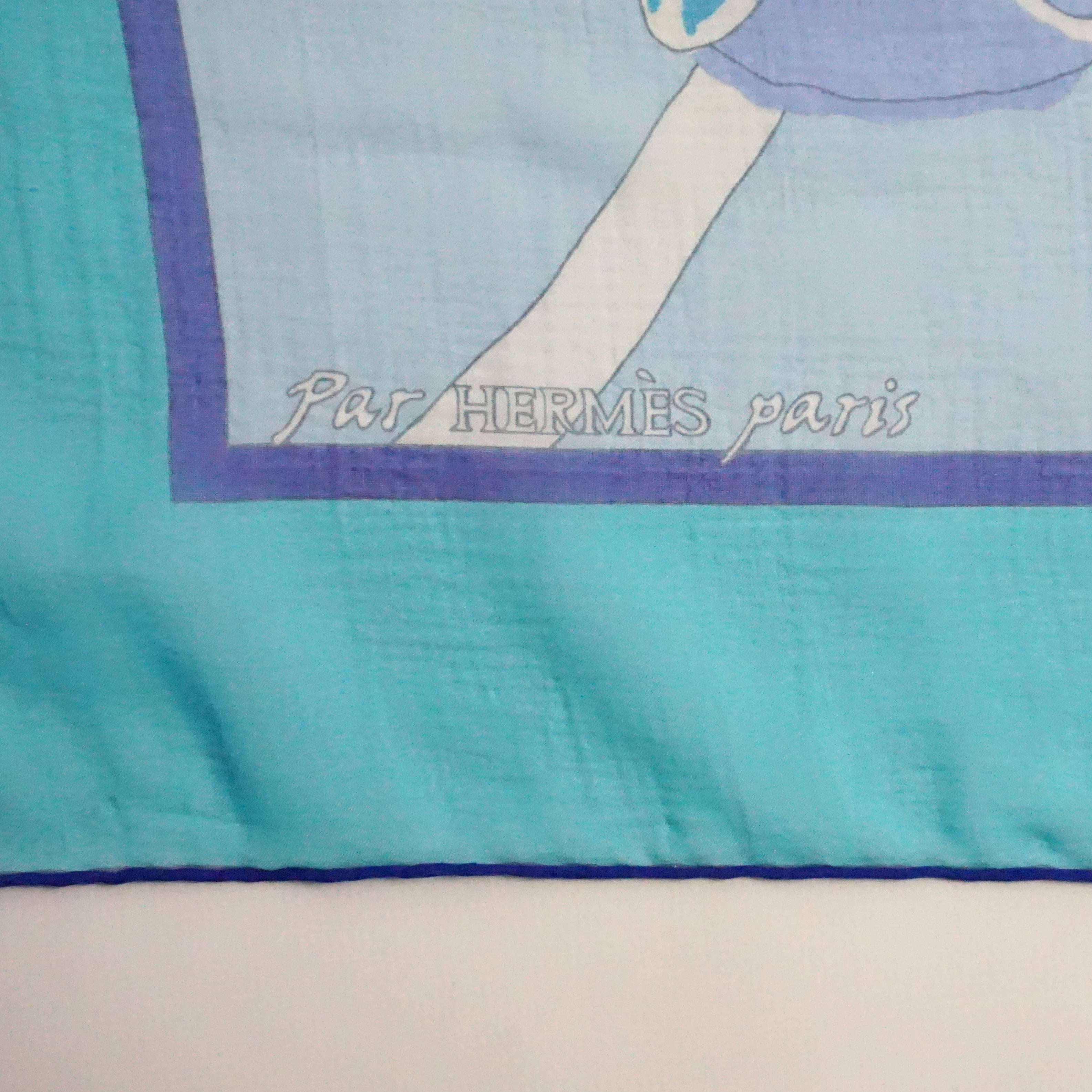 hermes fish scarf