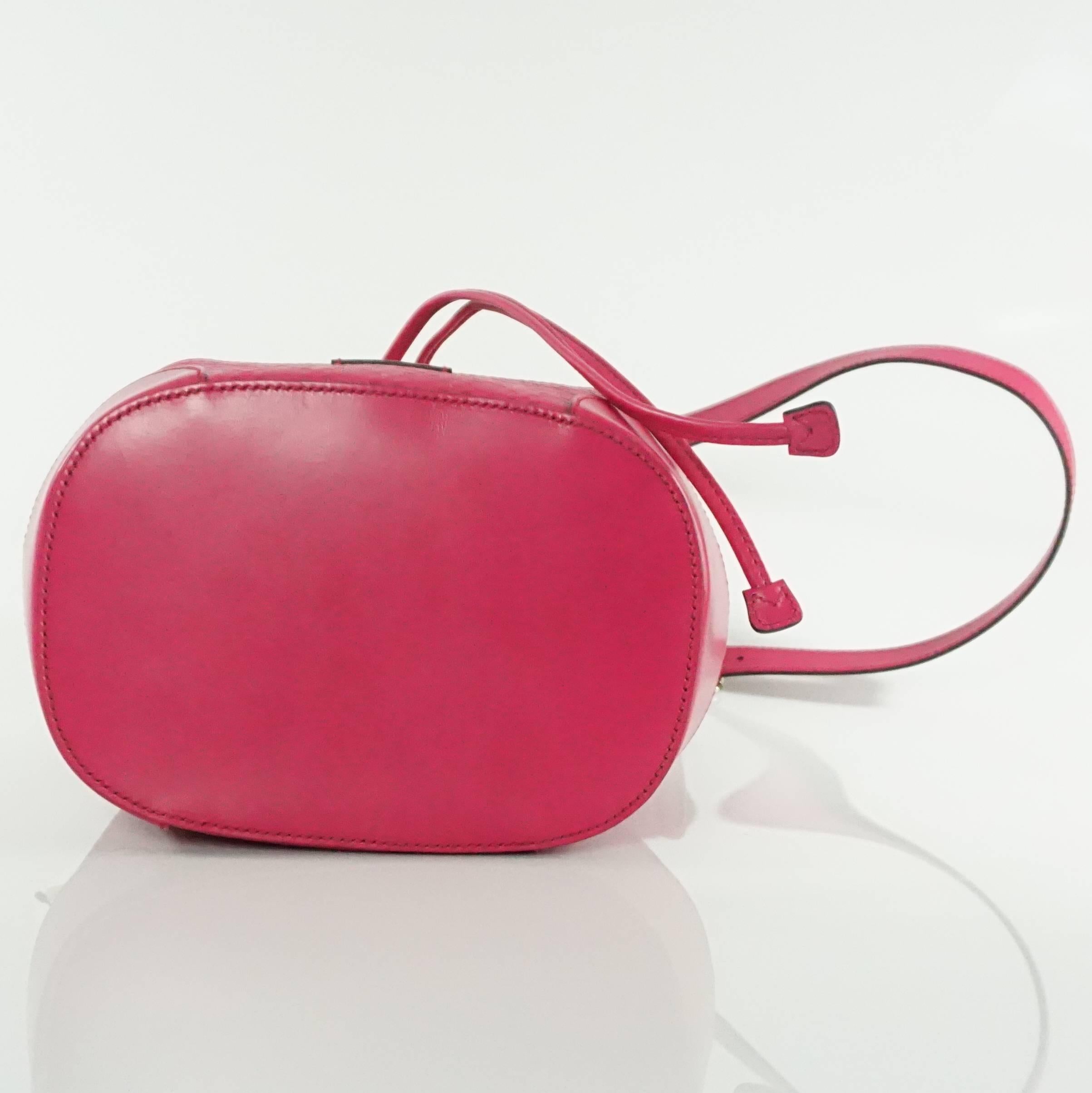 Women's New Gucci Pink Diamante Bucket Bag - 2015