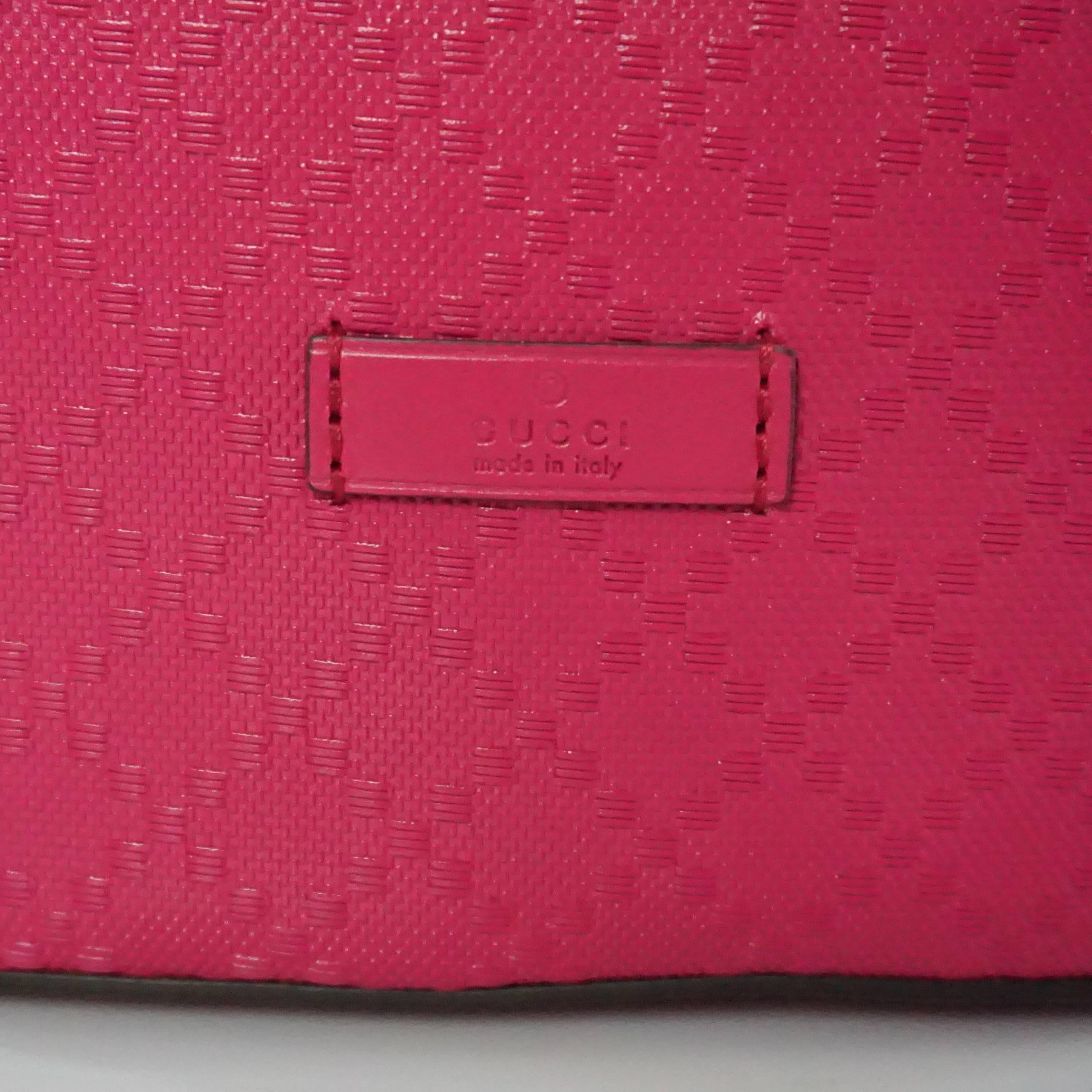 New Gucci Pink Diamante Bucket Bag - 2015 2