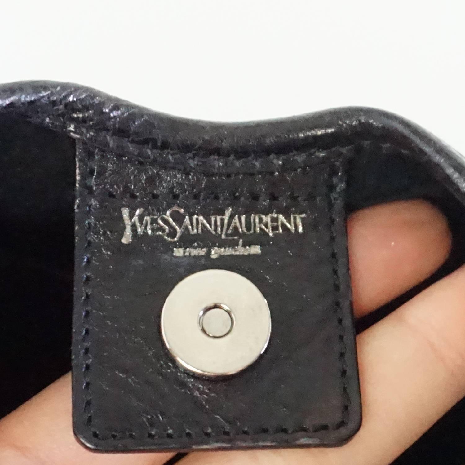 Tom Ford für YSL Mombasa aus schwarzem Leder mit Horngriff 2