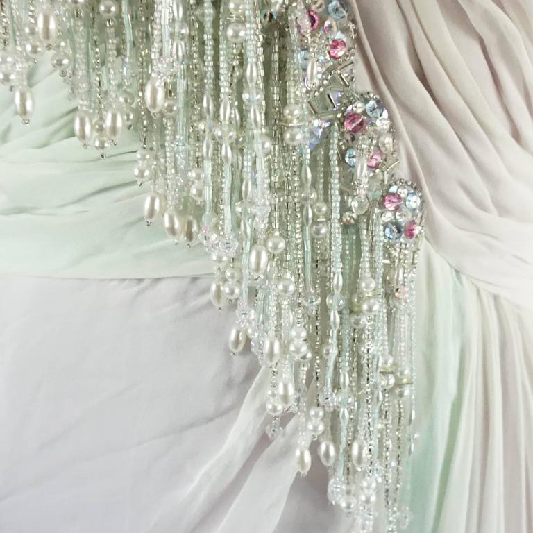 dress with hanging beads