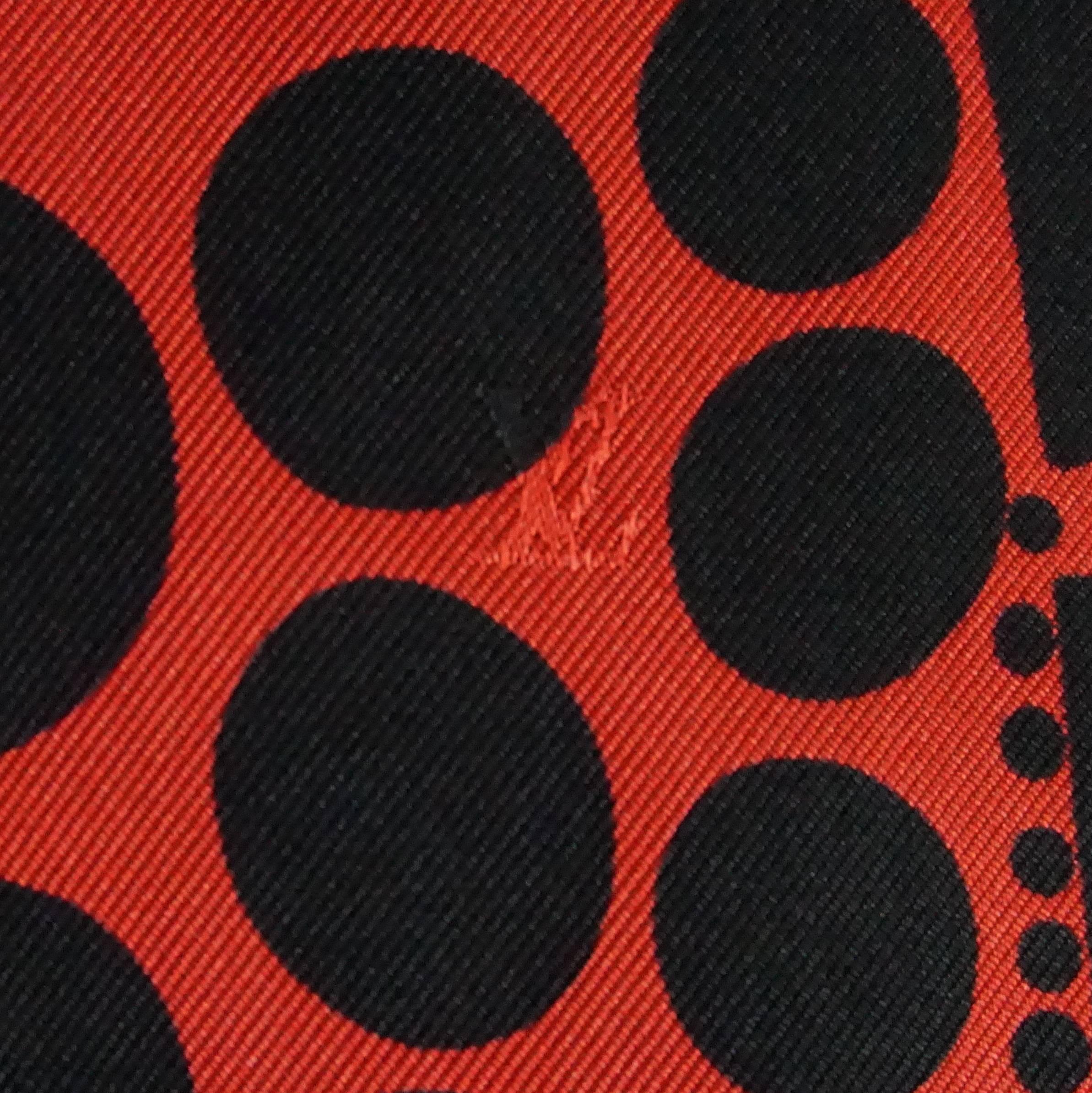 Brown Louis Vuitton Yayoi Kusama Red and Black Printed Shirt - 36