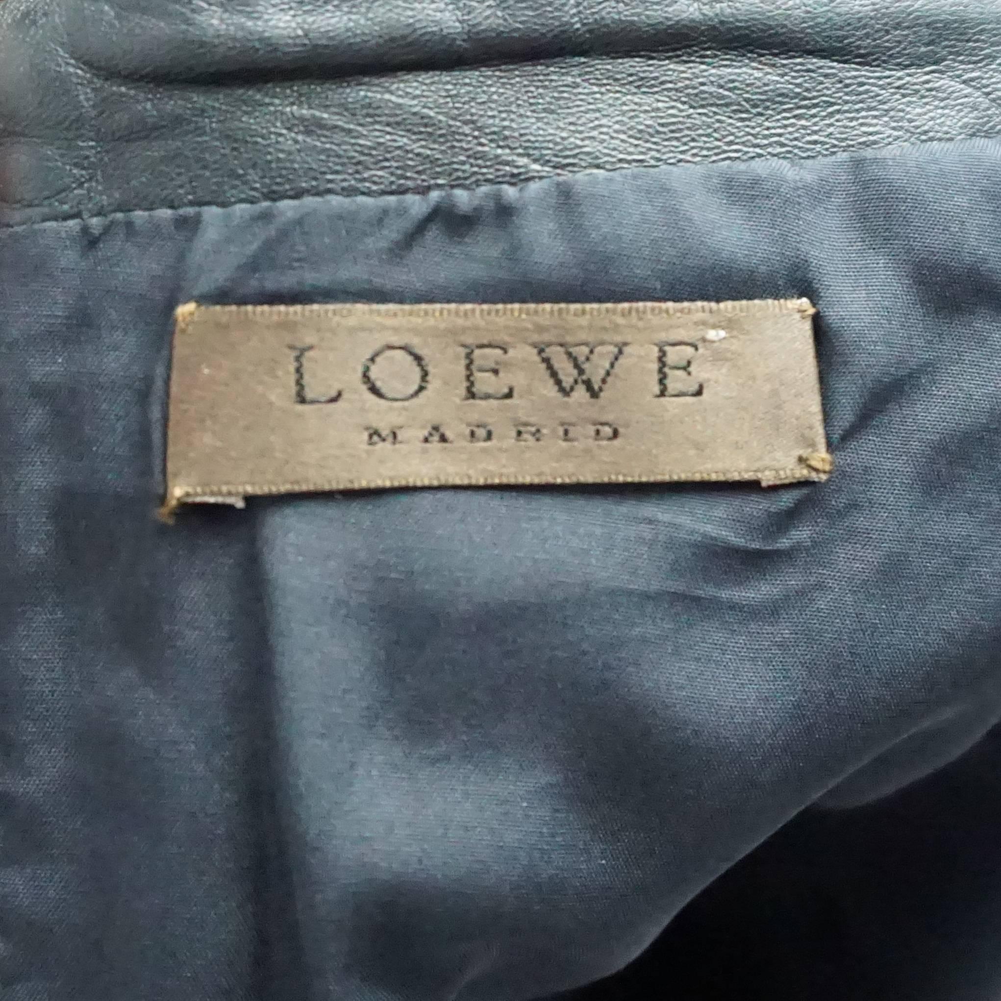 Loewe Black Leather Strapless Top - S - 1990's For Sale at 1stDibs ...