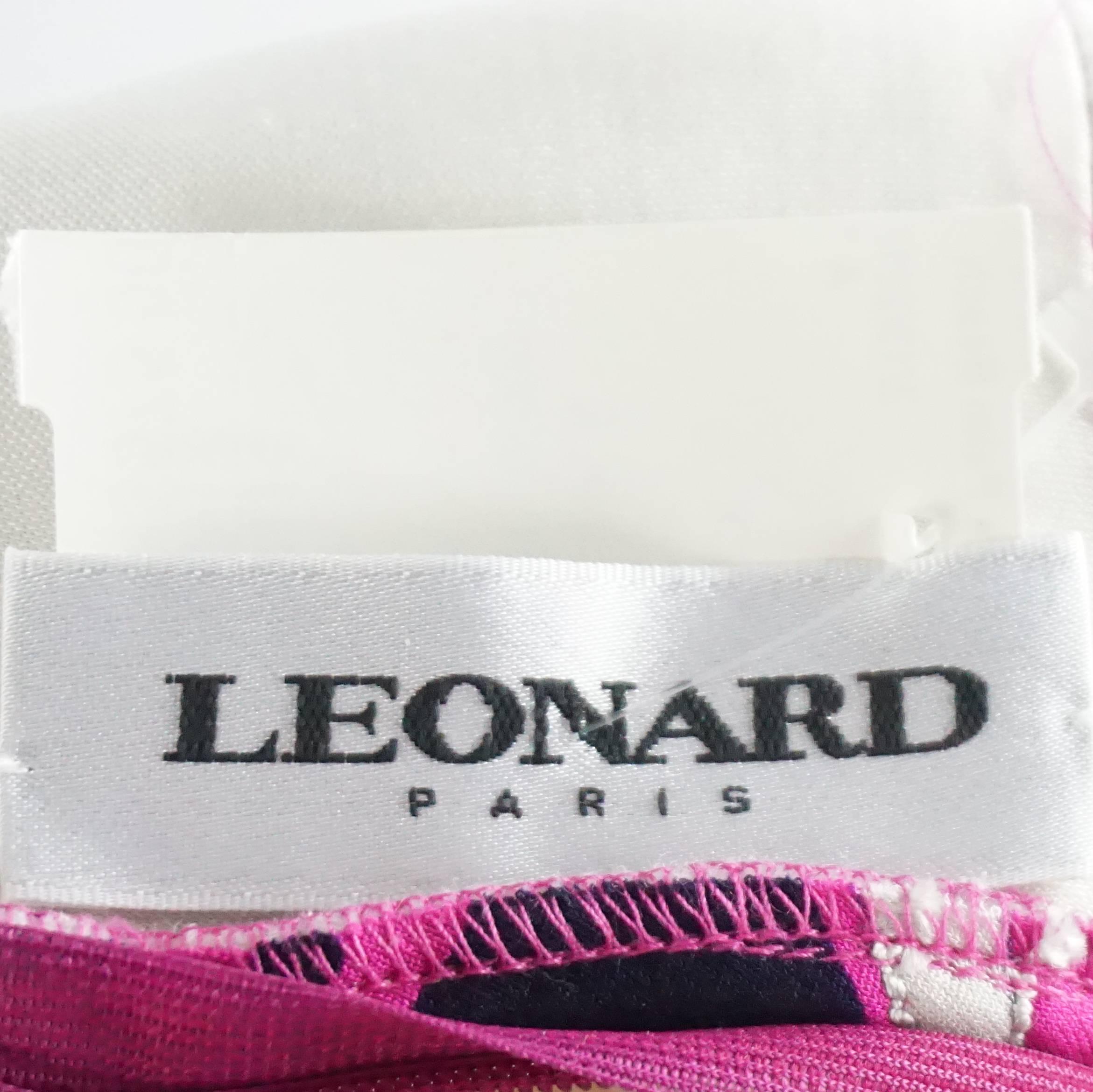 Leonard Pinker, schwarzer und weißer Jumpsuit mit Druck - 36 im Angebot 1