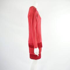 Gianni Versace 1990's Red Silk Skirt Set - 40