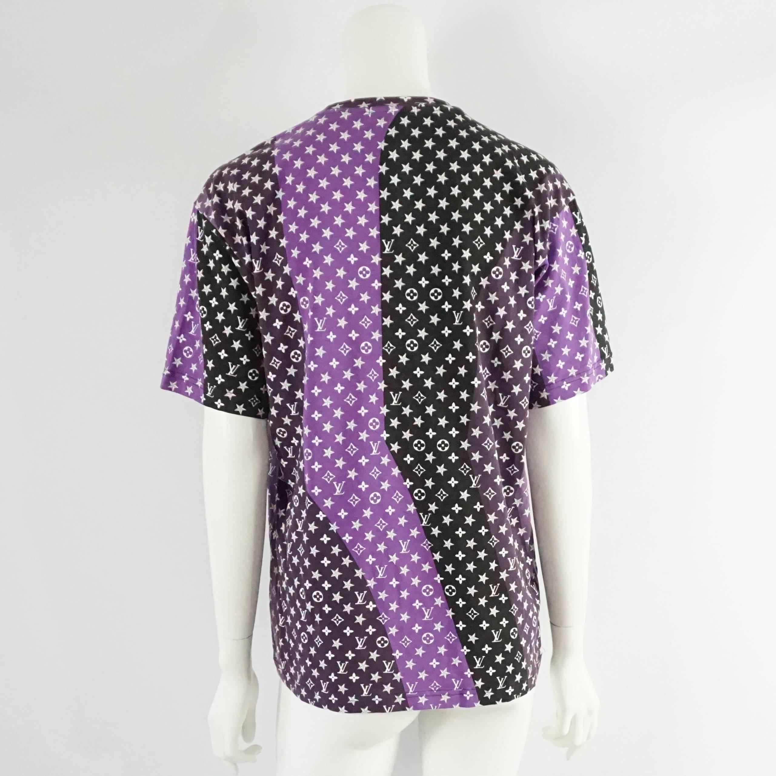 purple louis vuitton shirt