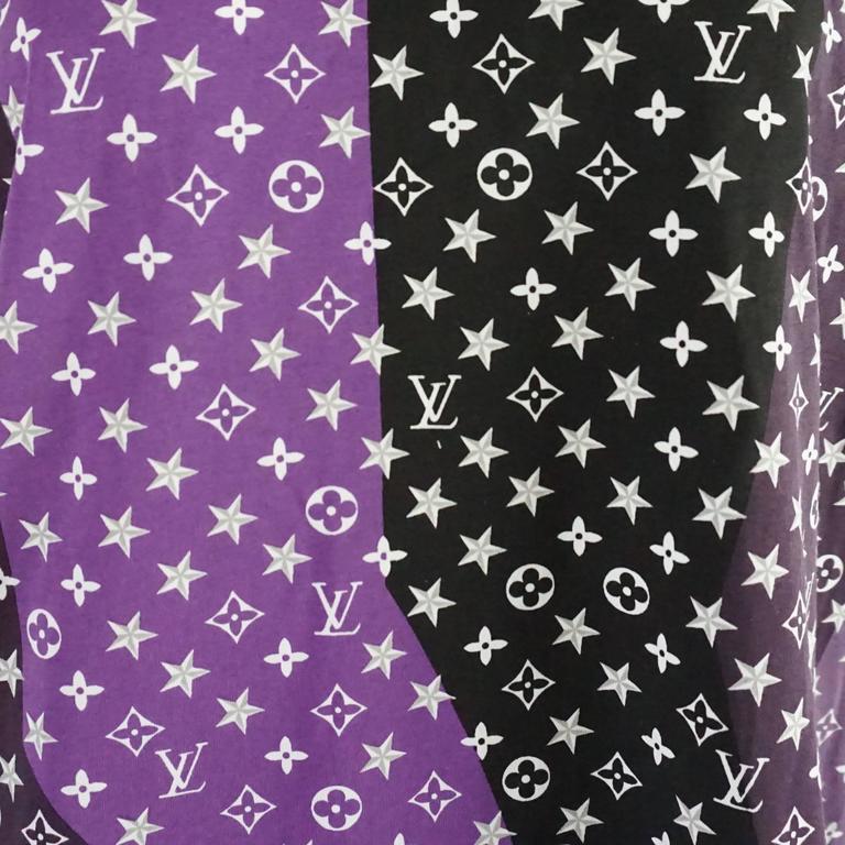 T-shirt Louis Vuitton Purple size S International in Cotton - 35533808