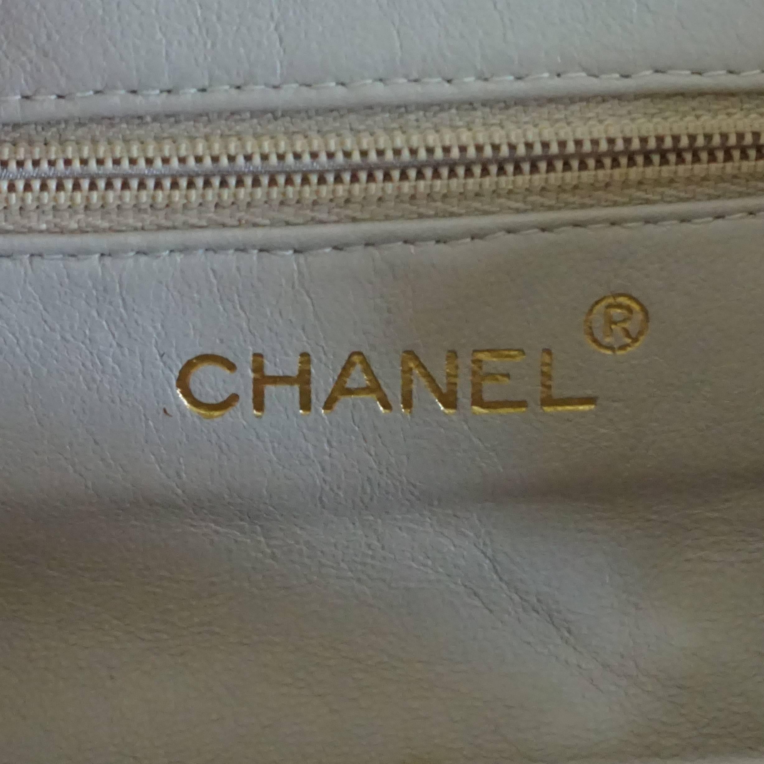 Chanel Pink Leather Frame Crossbody Bag - circa late 80's 1