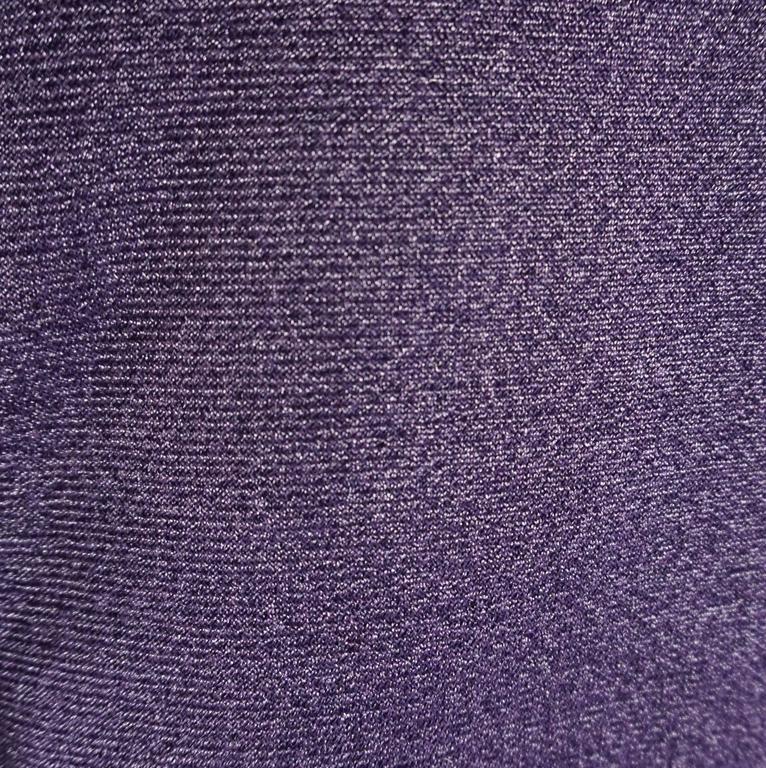 Louis Vuitton Purple Metallic Cardigan with Rhinestone Buttons – S
