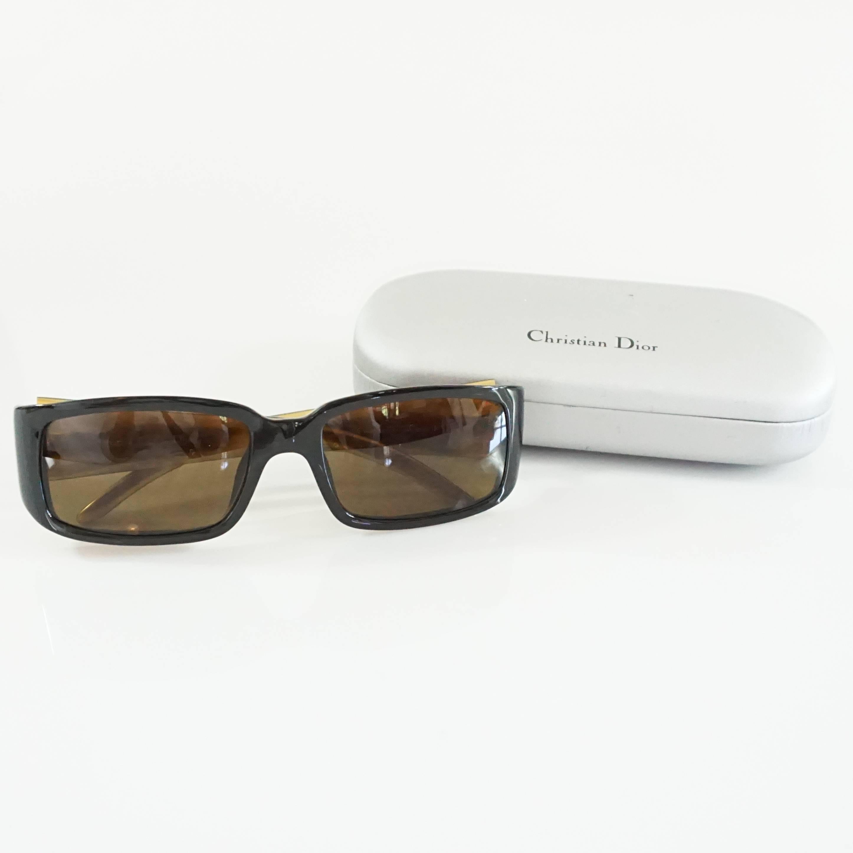 black christian dior sunglasses