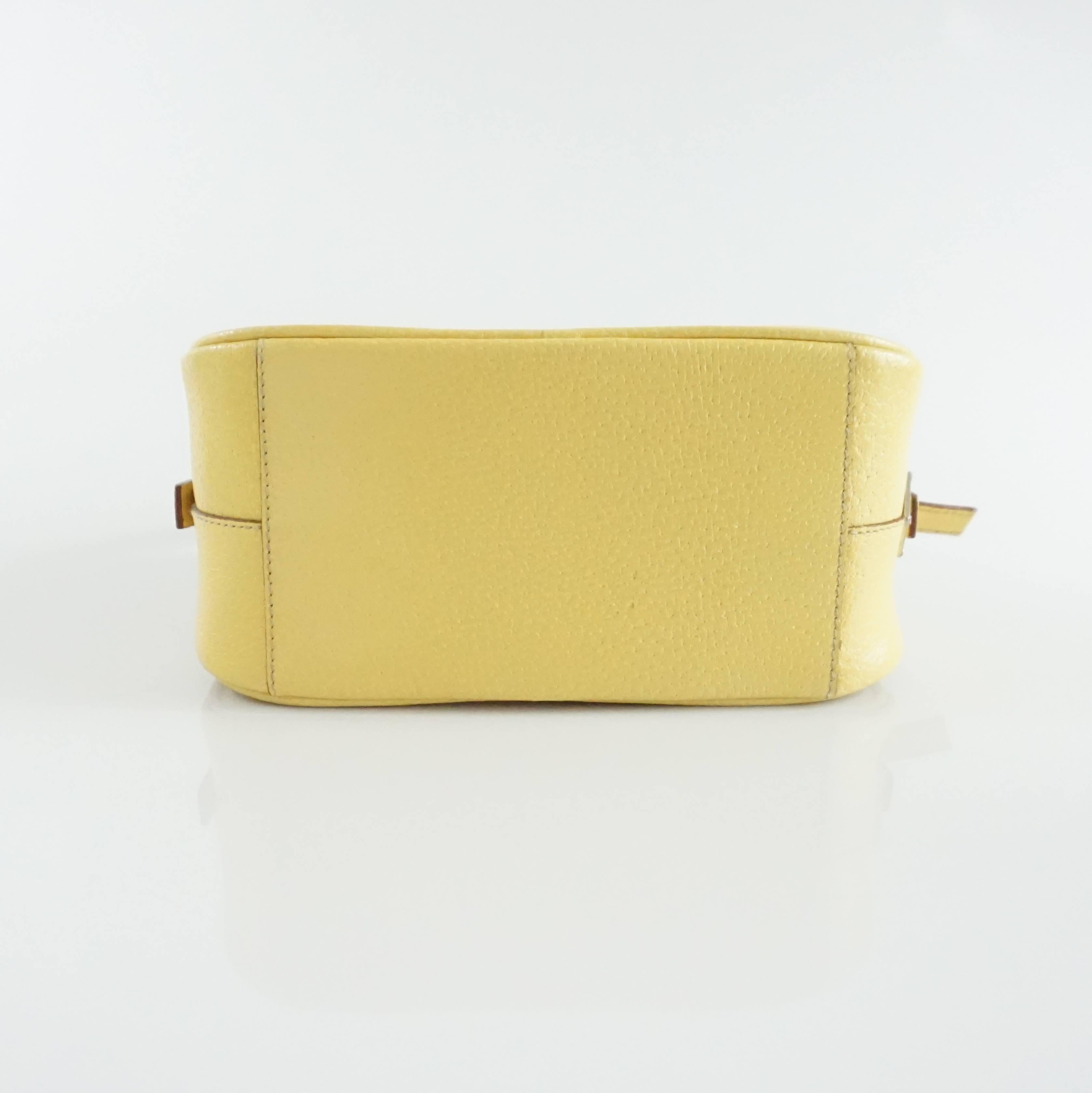 prada yellow handbag