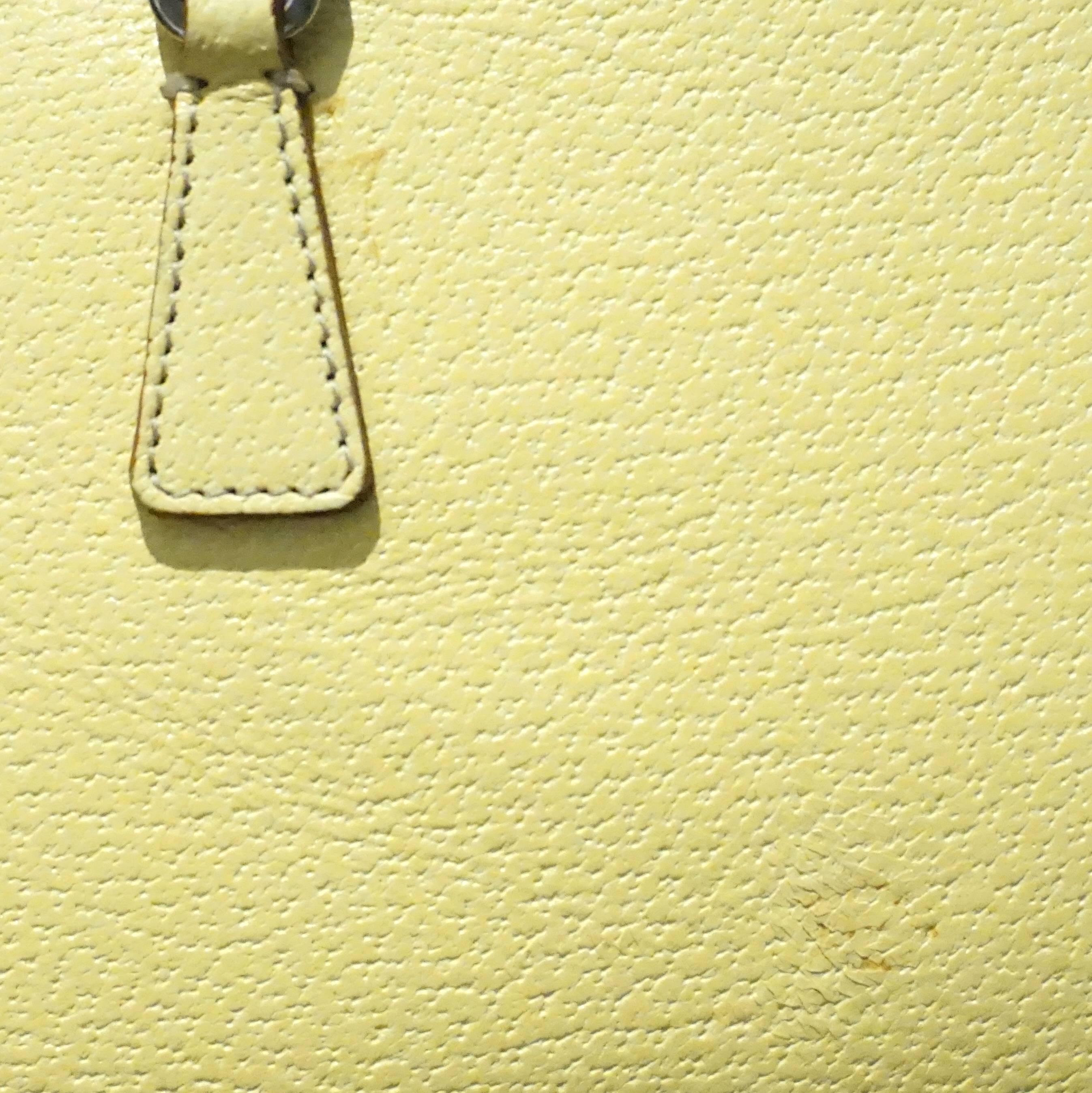 Men's Prada Yellow Leather Mini Bag 