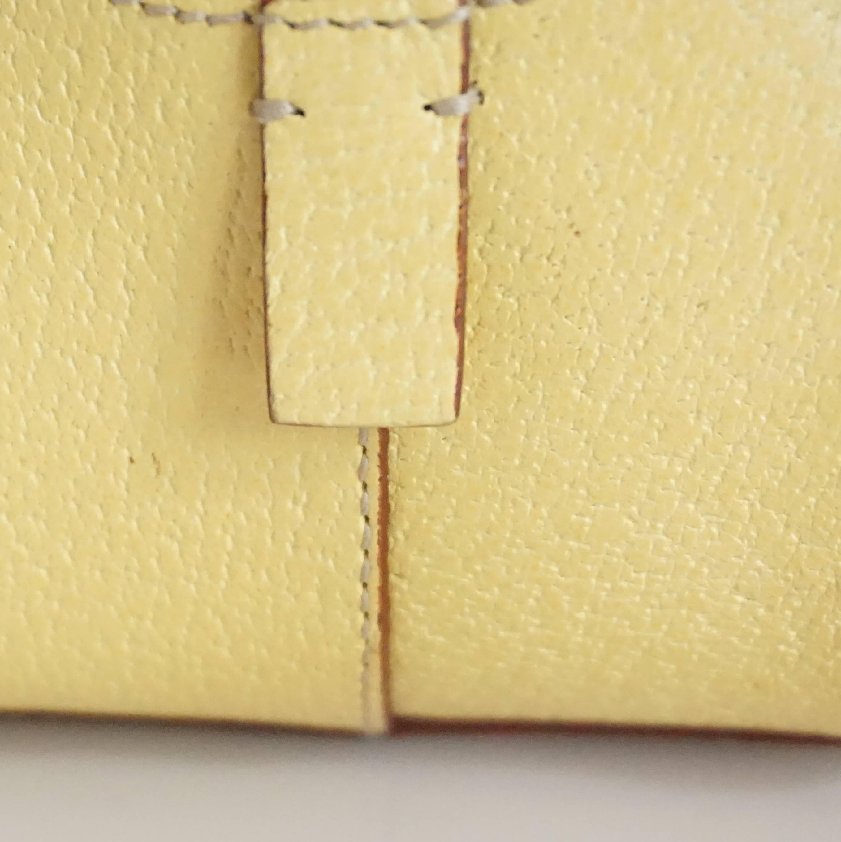 Prada Yellow Leather Mini Bag  1