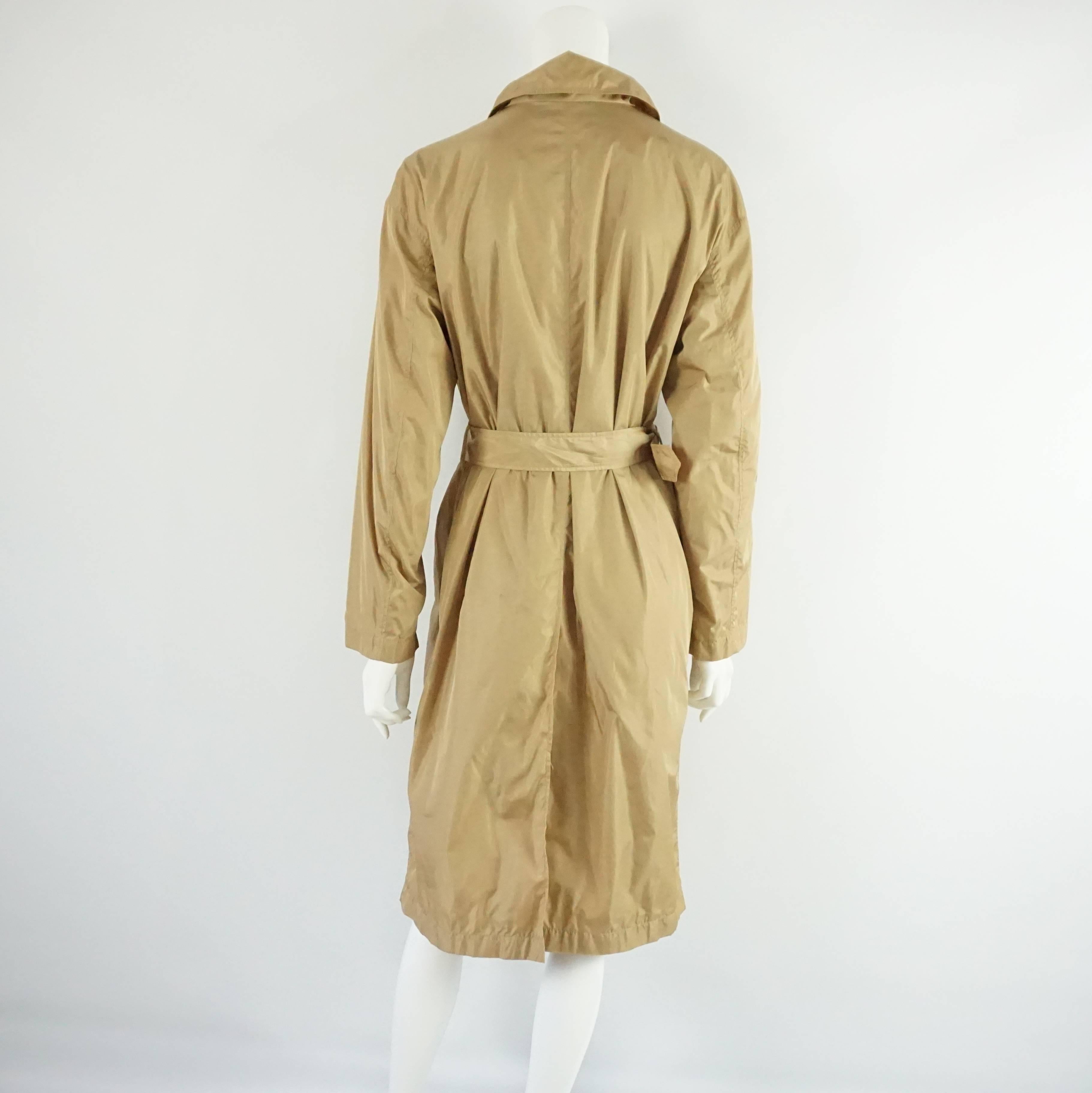 Brown Prada Tan Trench and Rain Coat - 42