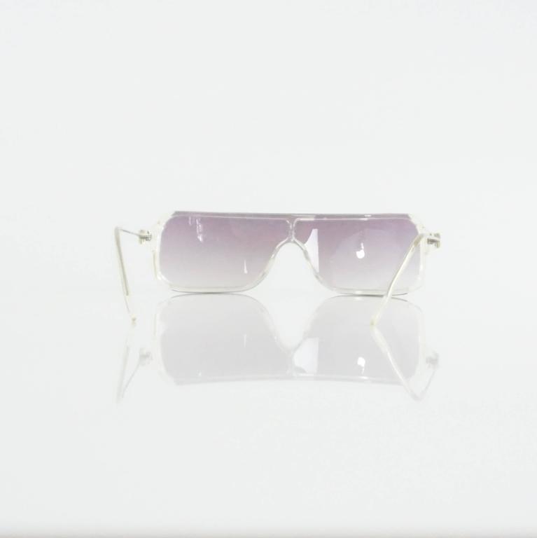 prada clear sunglasses