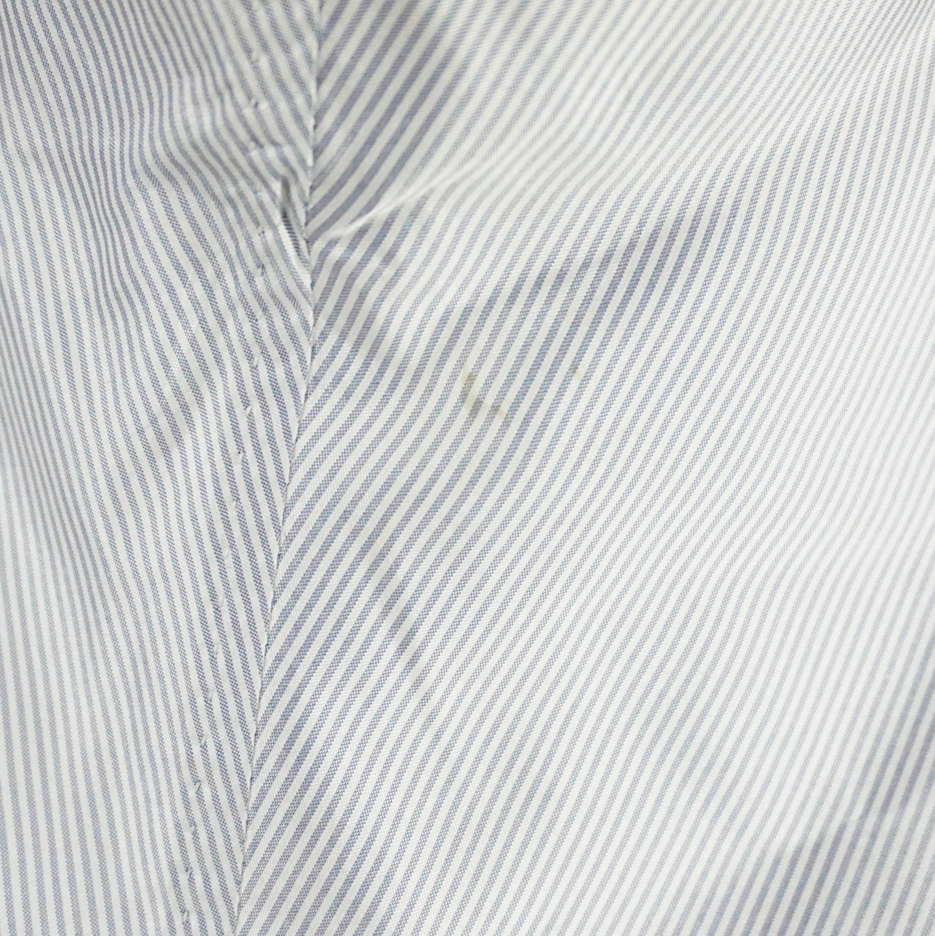 Bottega Veneta Blue & White Striped Tunic Top - 38 5