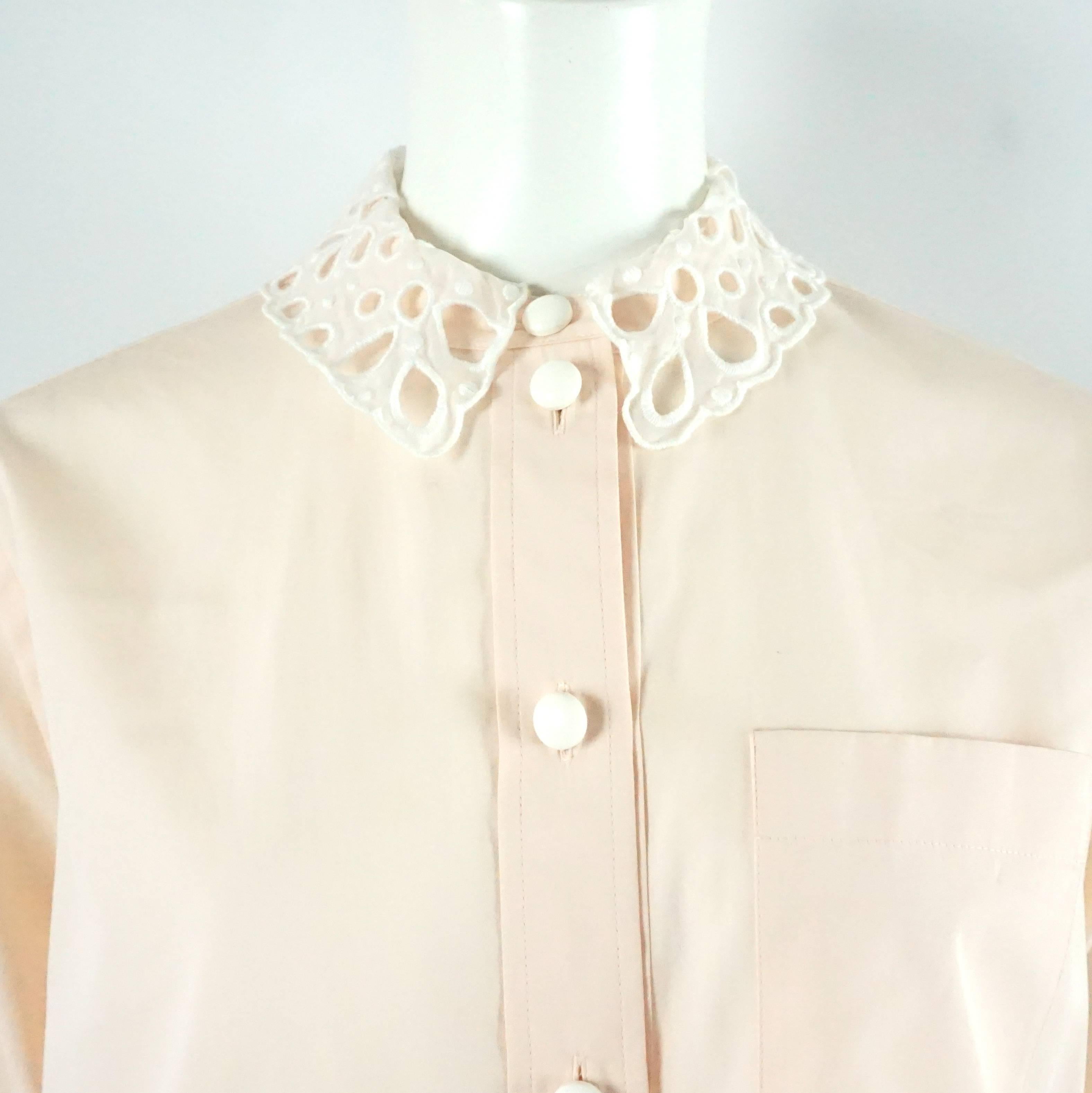 lace collar top