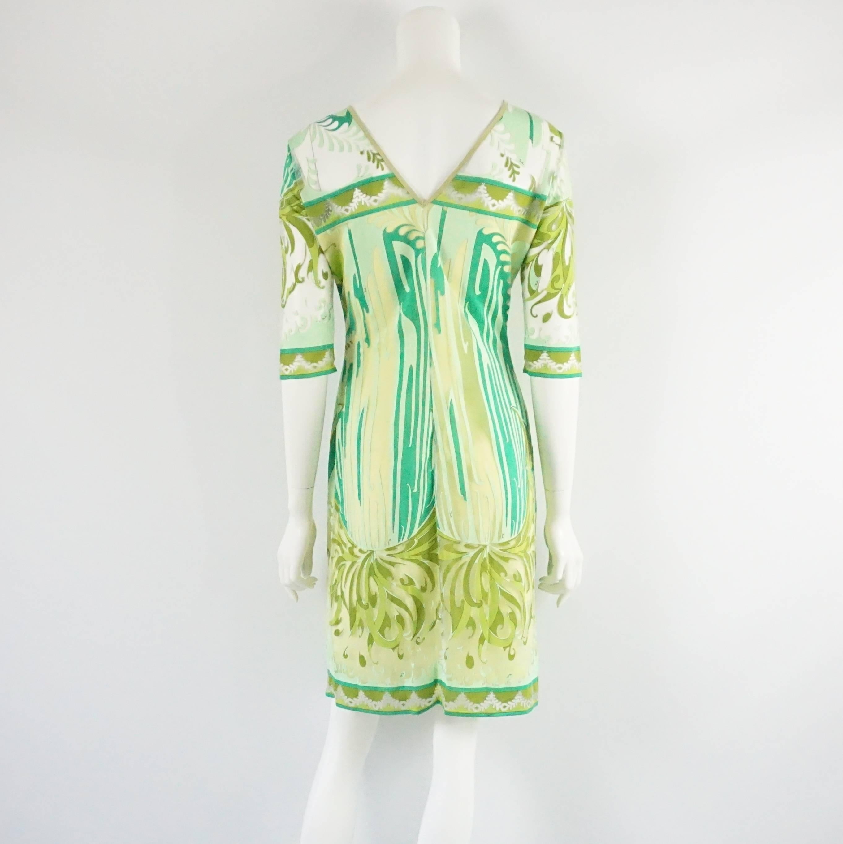 green pucci dress
