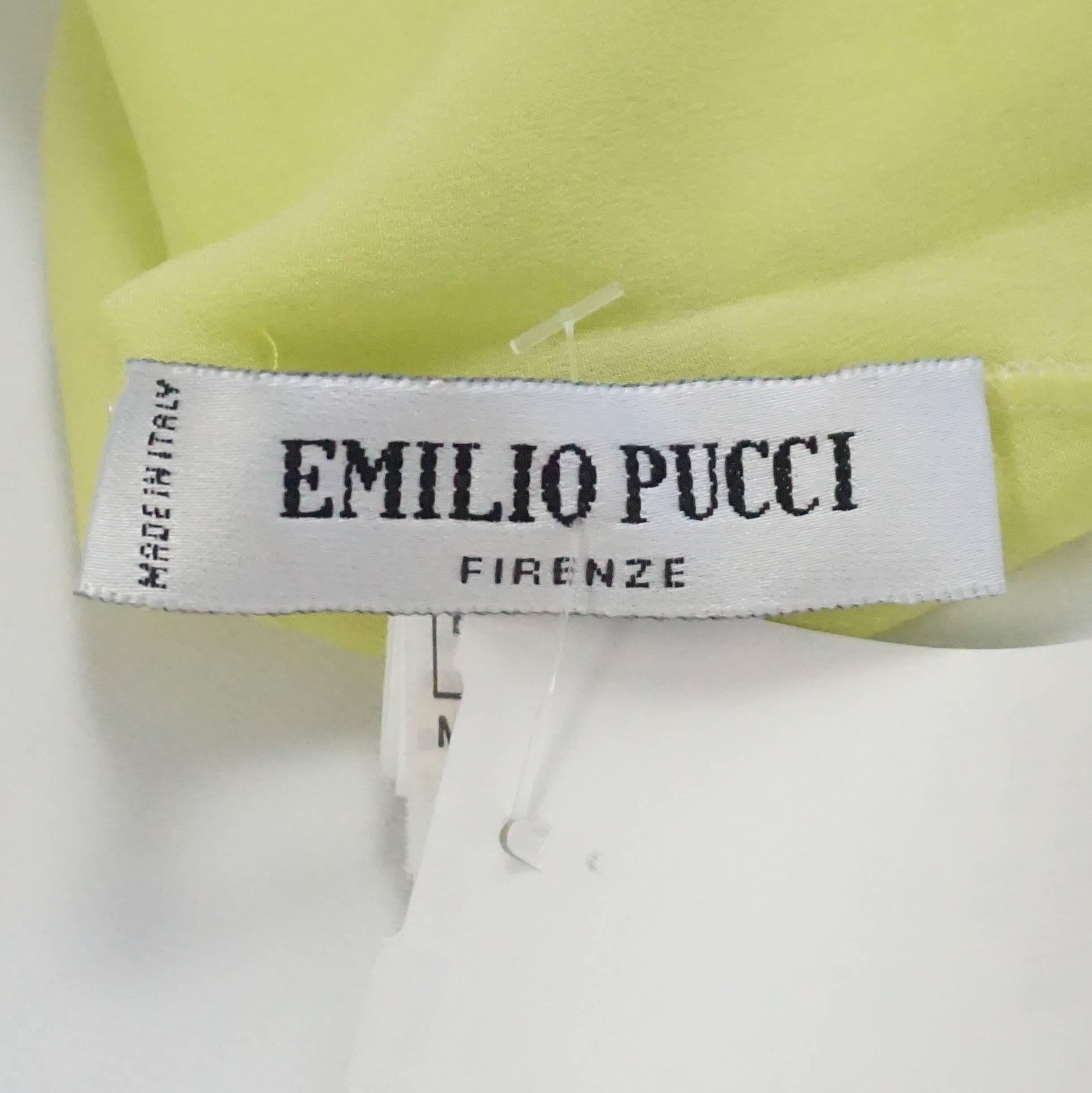 green emilio pucci dress