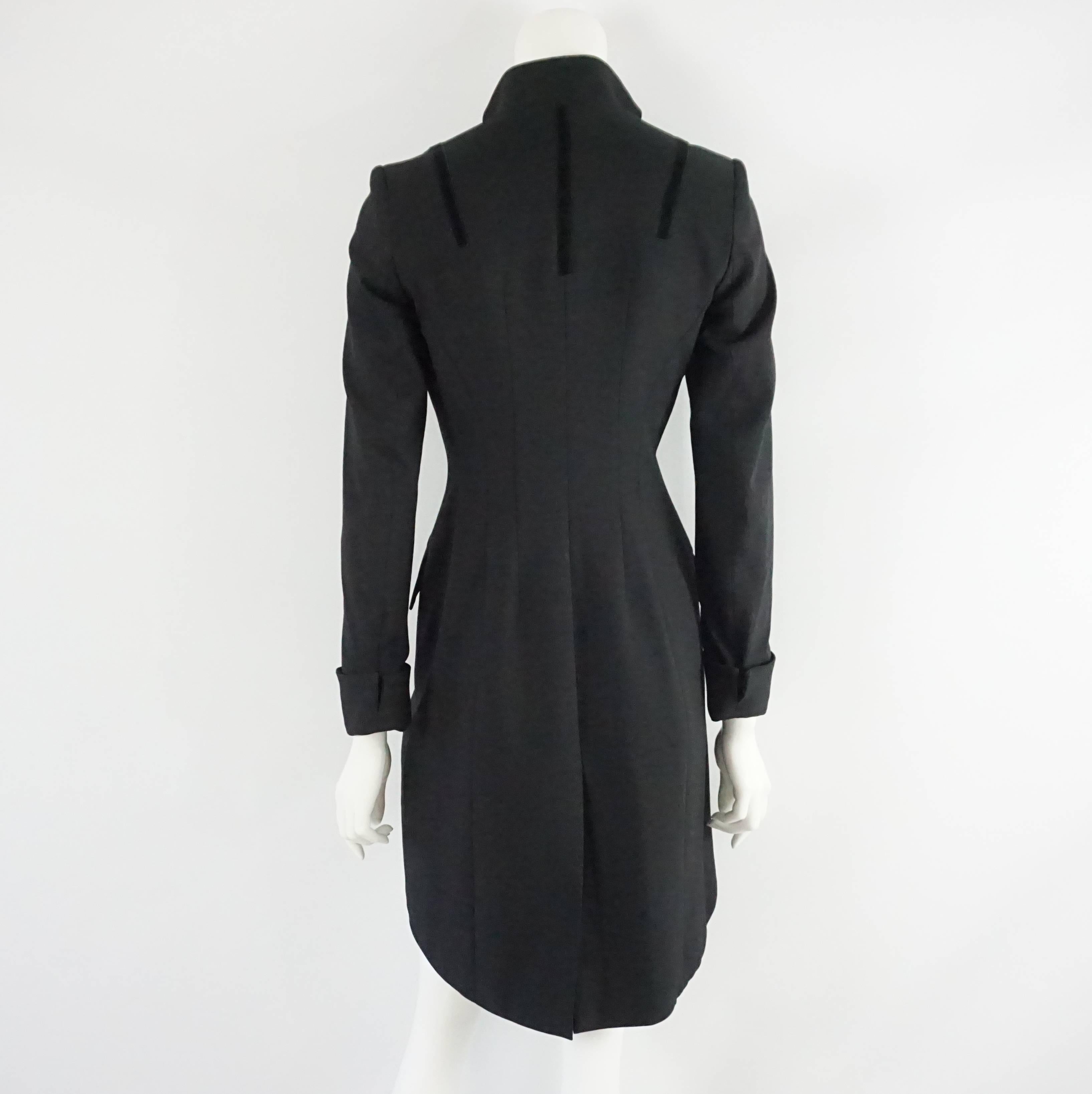 Dolce & Gabbana Black Tail Coat - 40 In Good Condition In West Palm Beach, FL