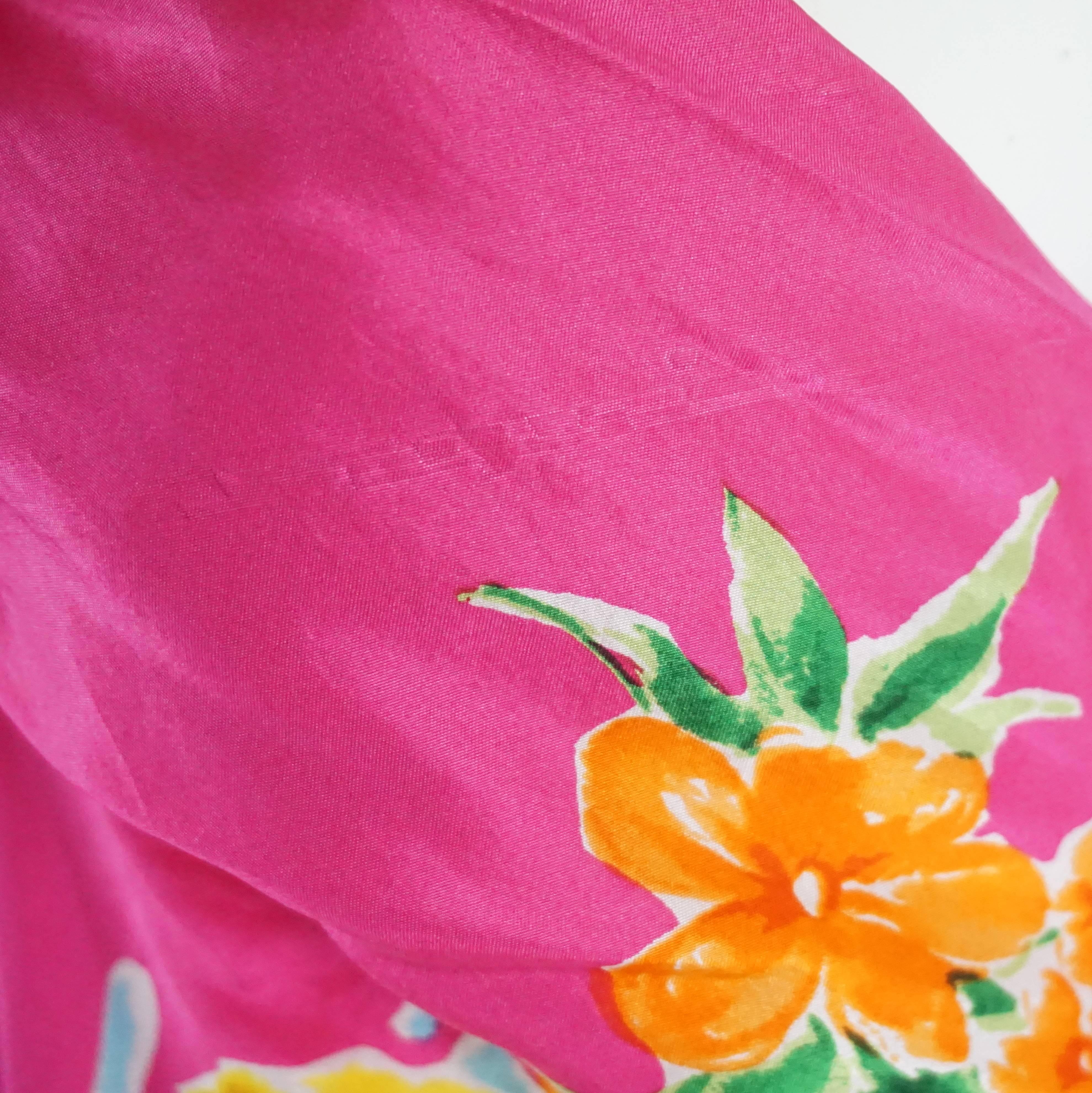 ralph lauren pink silk dress