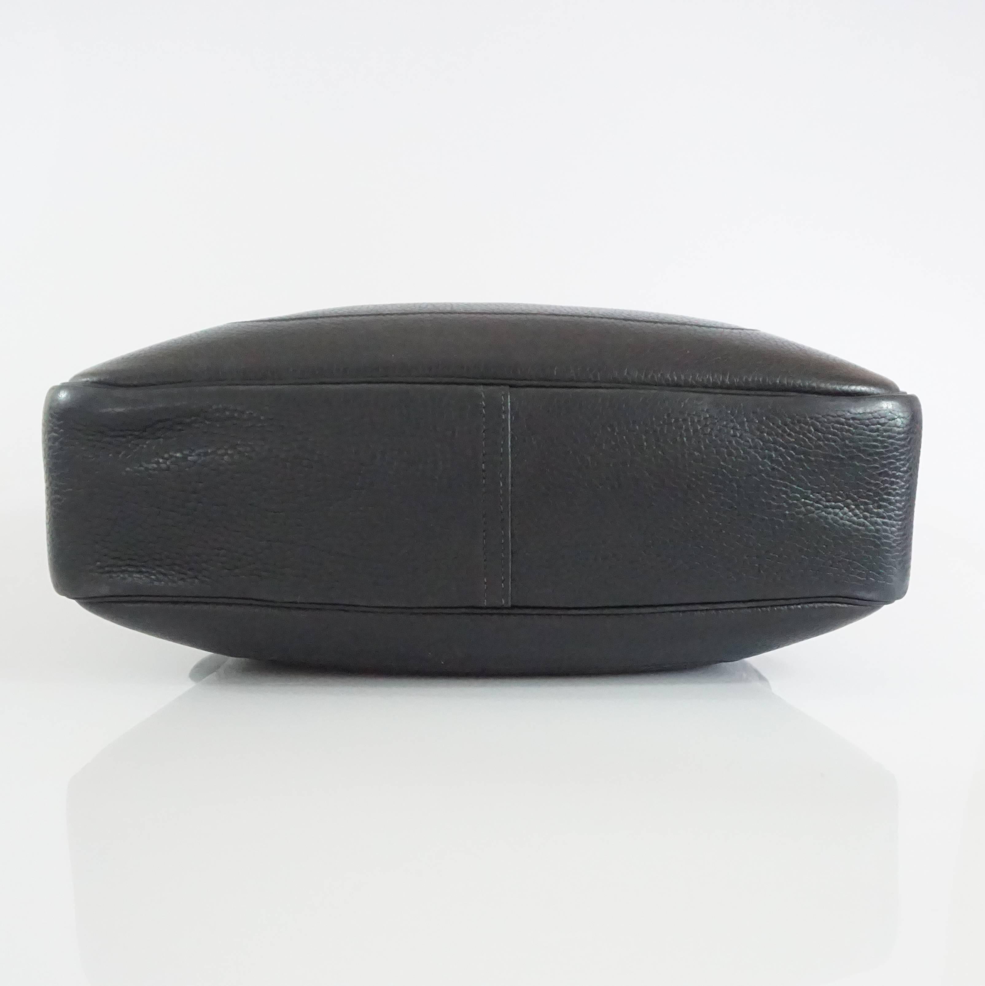 Hermes Black 35cm Togo Leather Trim Handbag - GHW - circa 2004 1
