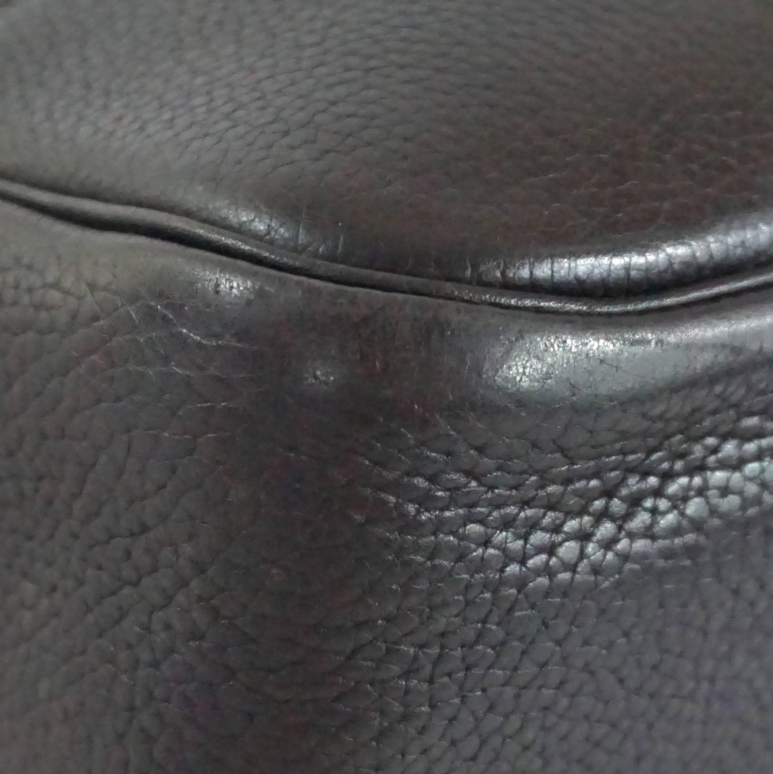 Hermes Black 35cm Togo Leather Trim Handbag - GHW - circa 2004 5
