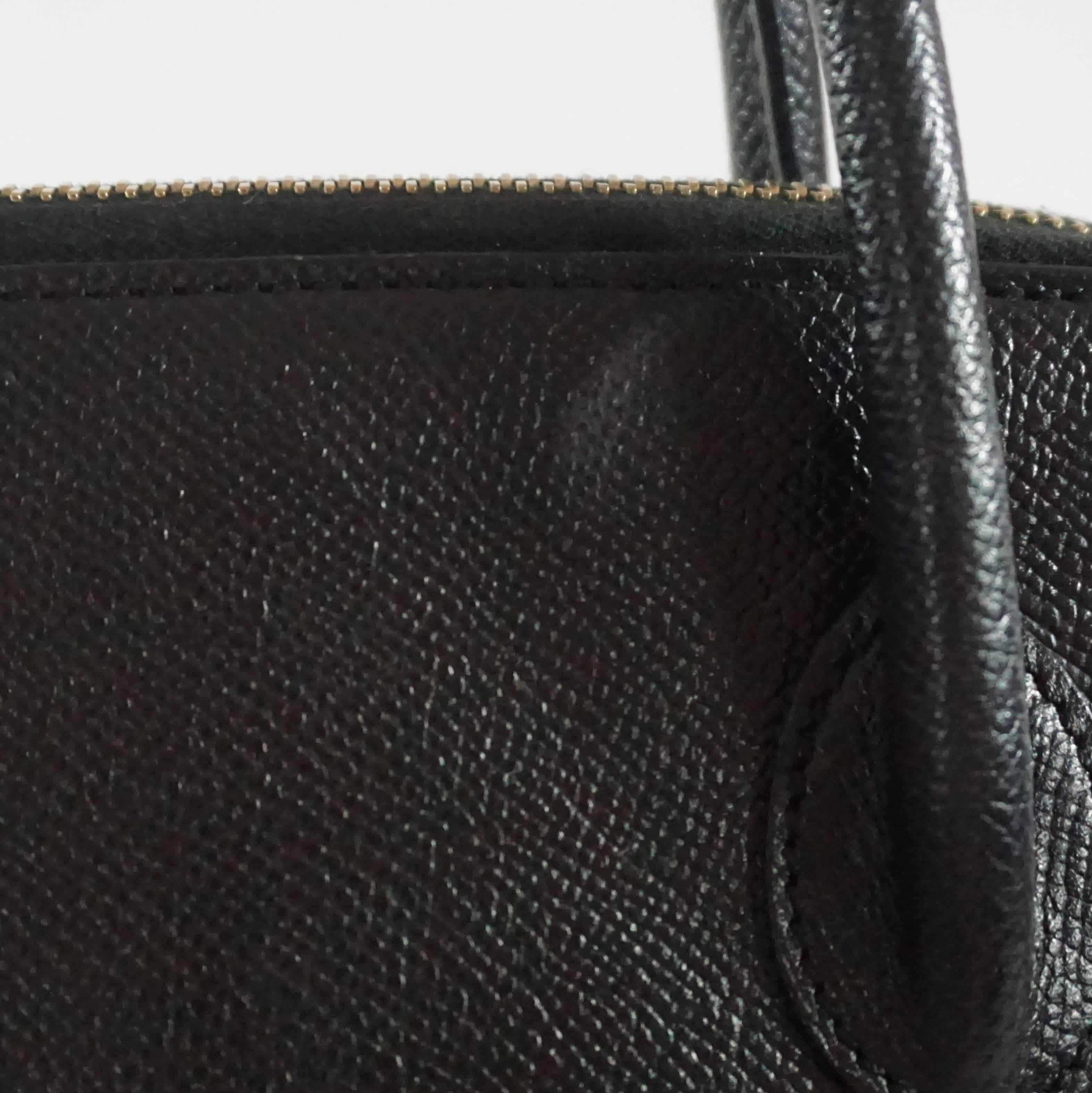 Celine Black Saffiano Leather 2 Way Top Handle Bag 5