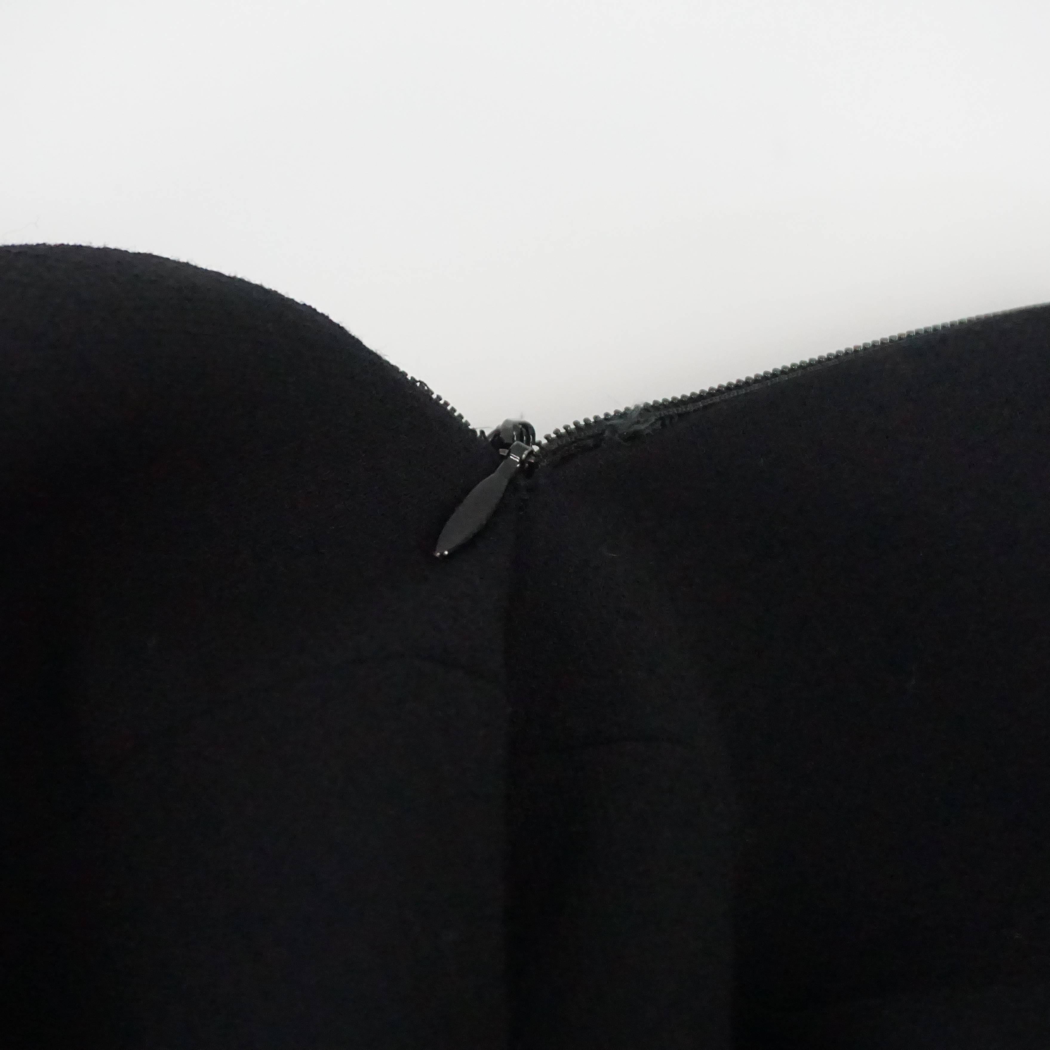 Emilio Pucci Ivory and Black Long Sleeve Dress - 46 1