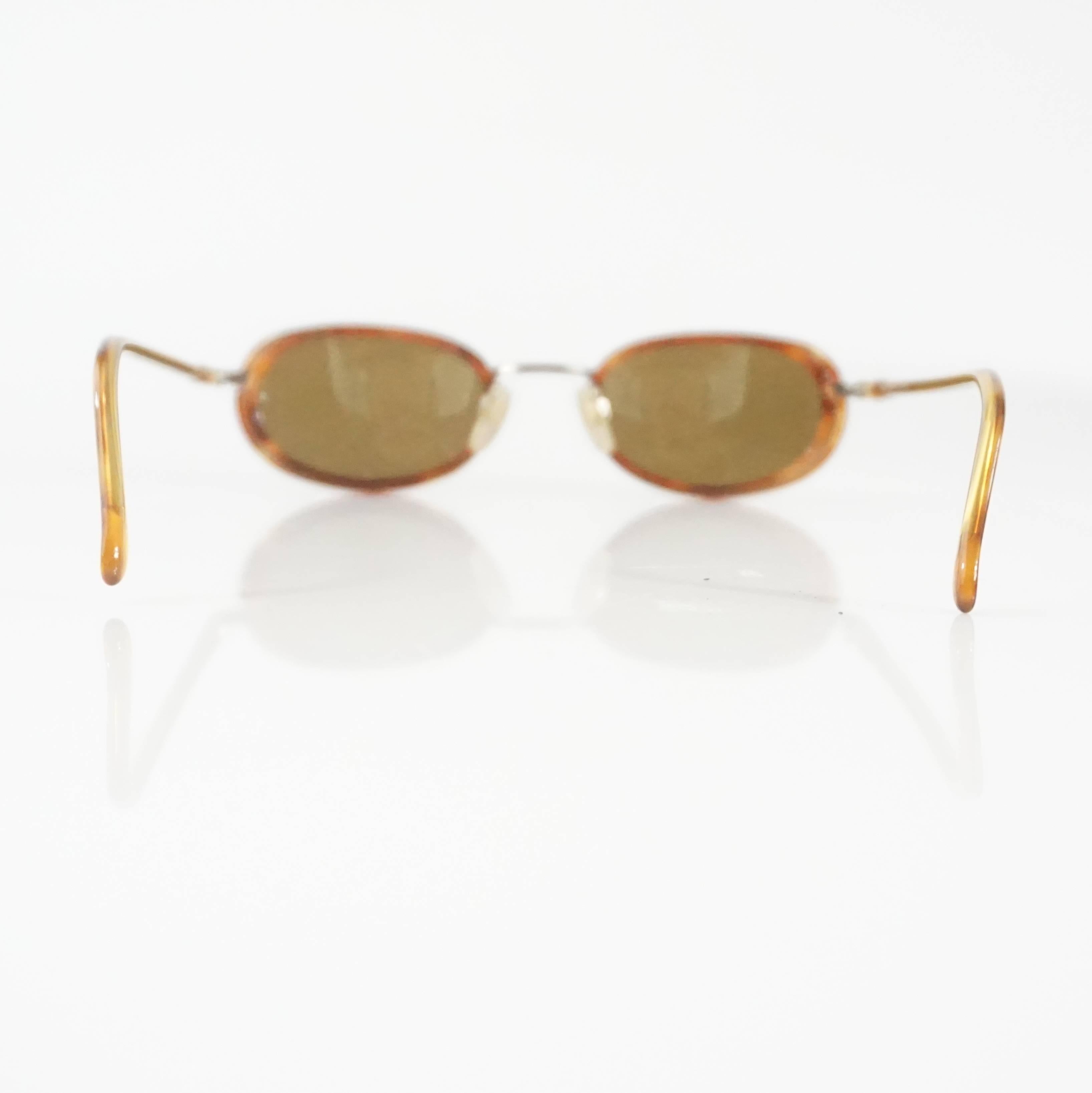 Giorgio Armani Tortoiseshell Sunglasses In Excellent Condition In West Palm Beach, FL